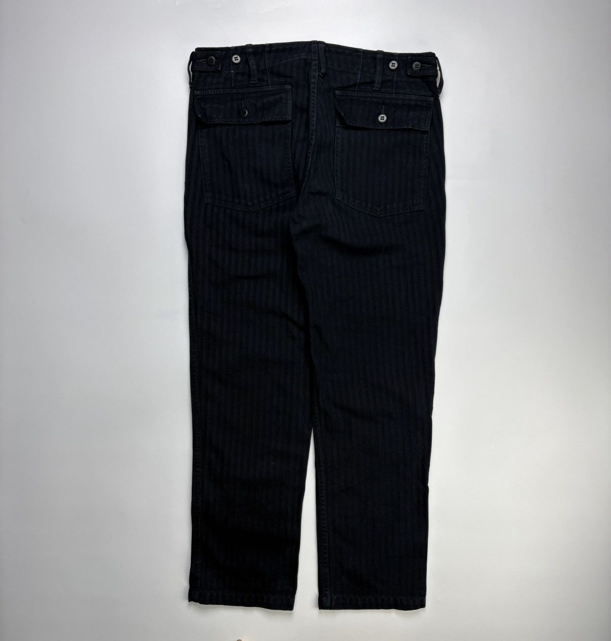 Visvim S/S19 Visvim Cropped Herringbone Drill Mil Pants Size US 30 / EU 46 - 11 Thumbnail