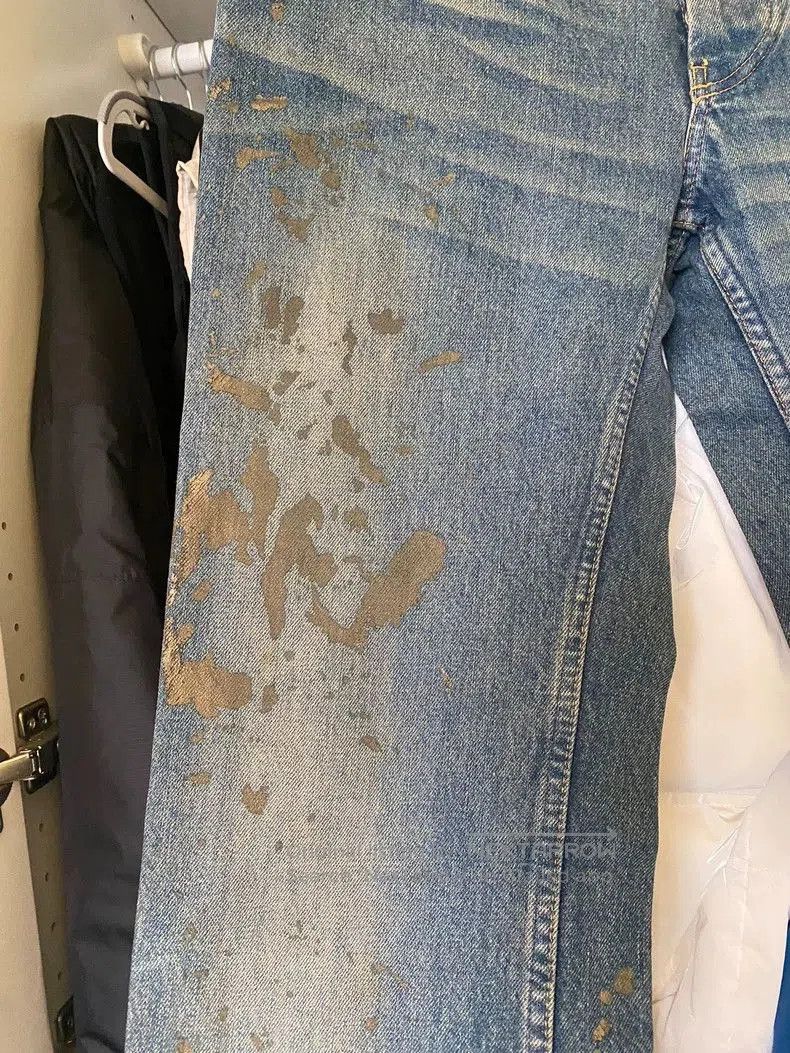 Helmut Lang Helmut lang Mud-dyed splash-ink jeans. Size US 32 / EU 48 - 4 Thumbnail