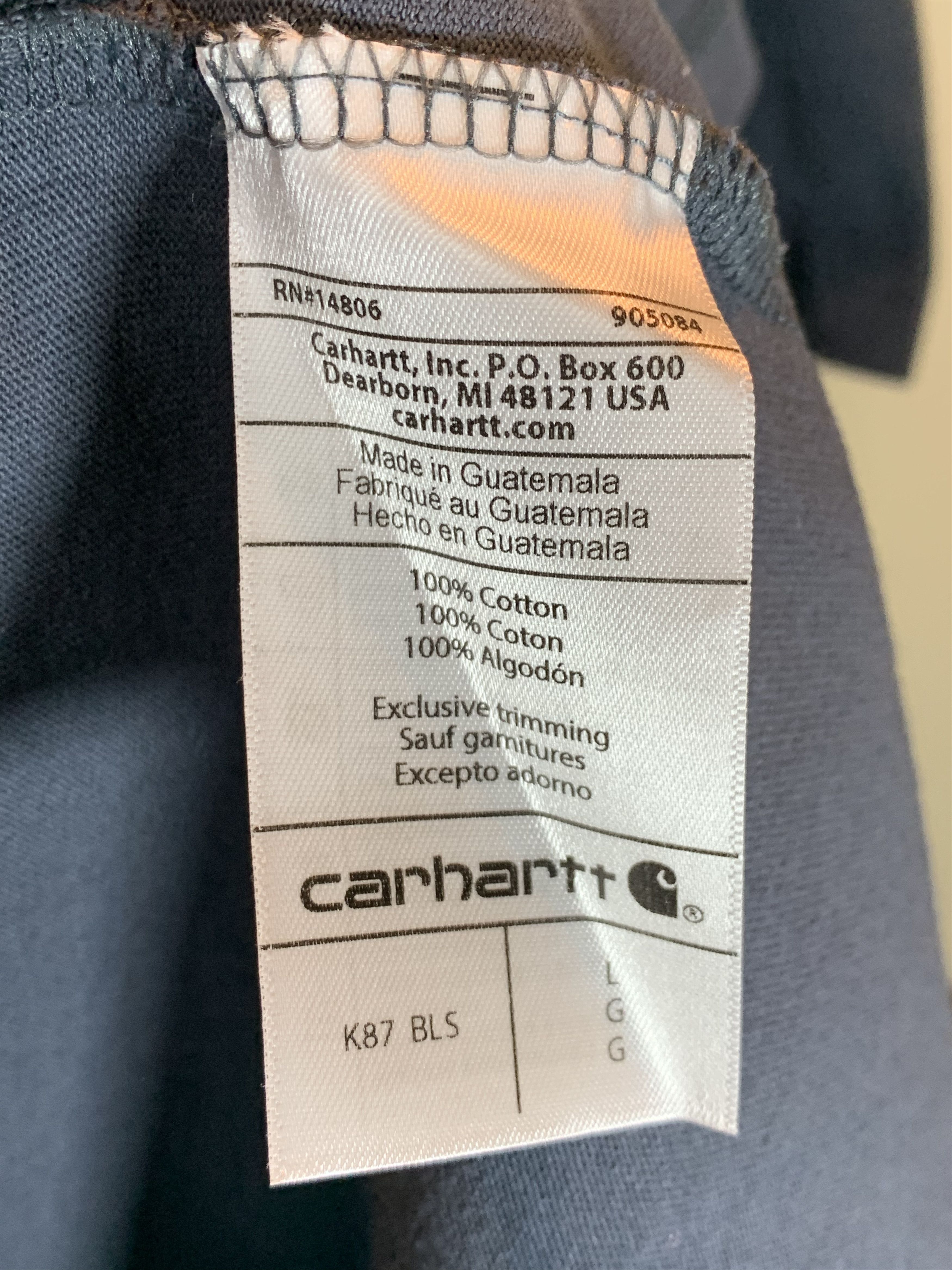 Carhartt *RARE* Carhartt Heavyweight Pocket Loose Fit T-Shirt Size US L / EU 52-54 / 3 - 8 Thumbnail