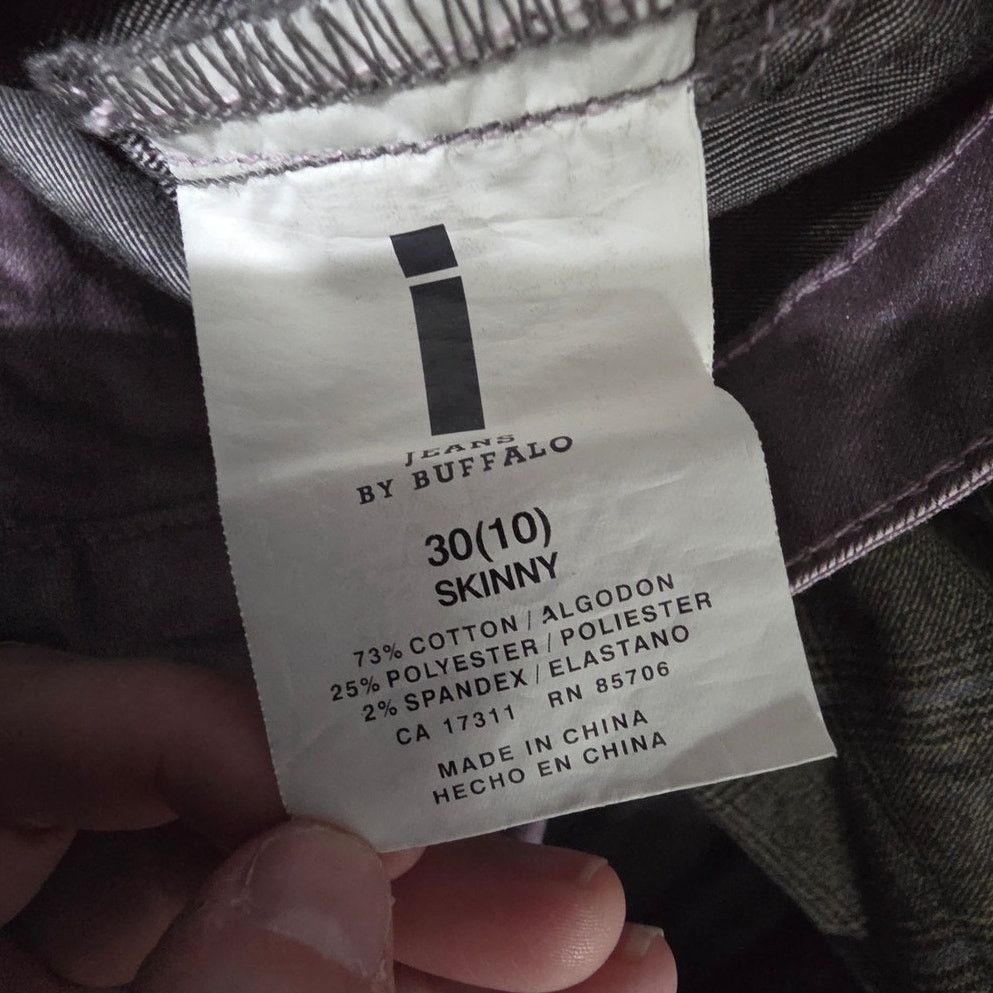 Other i Jeans by Buffalo Orchid Shiny Faux Leather Pants - 30/10 Size 32" / US 10 / IT 46 - 5 Thumbnail