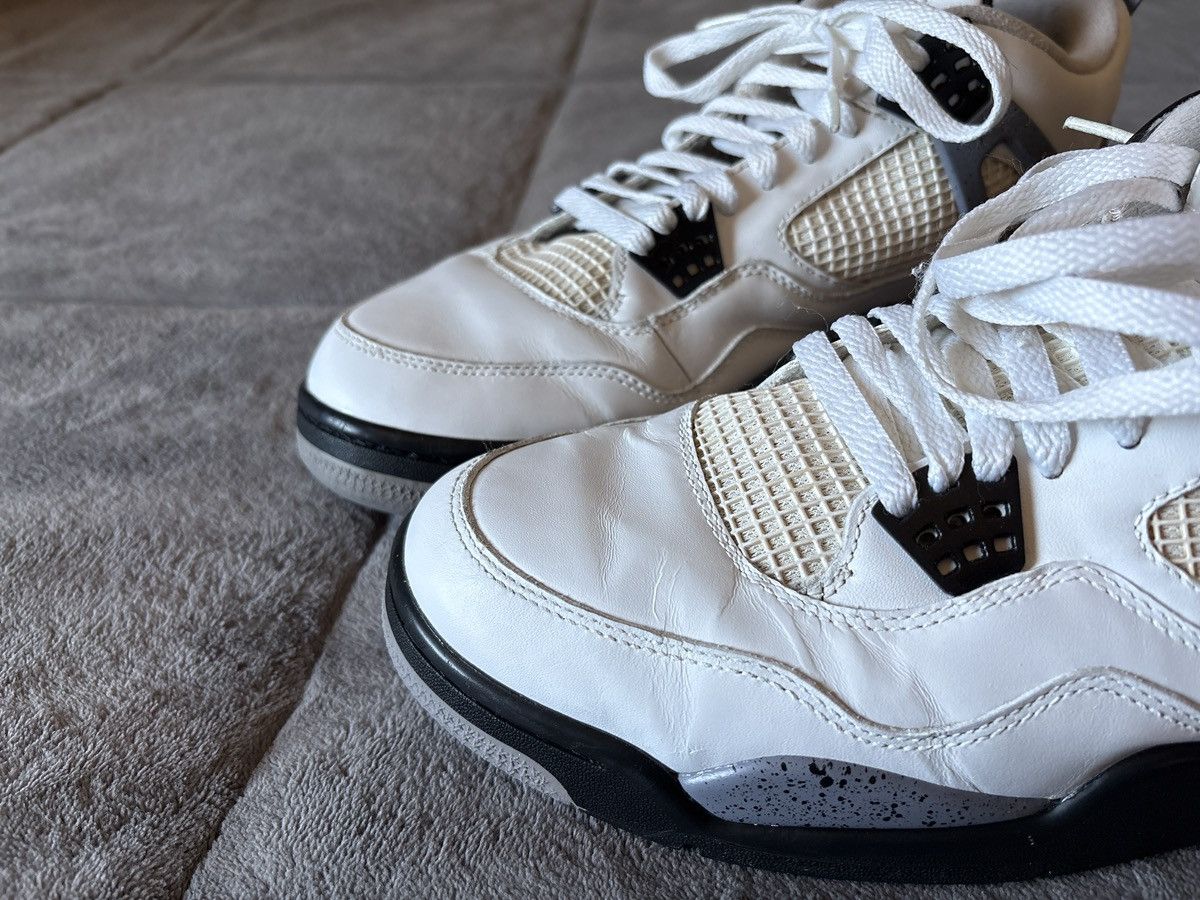 Jordan Brand Nike Air Jordan 4 Retro White Cement Size US 11.5 / EU 44-45 - 8 Thumbnail