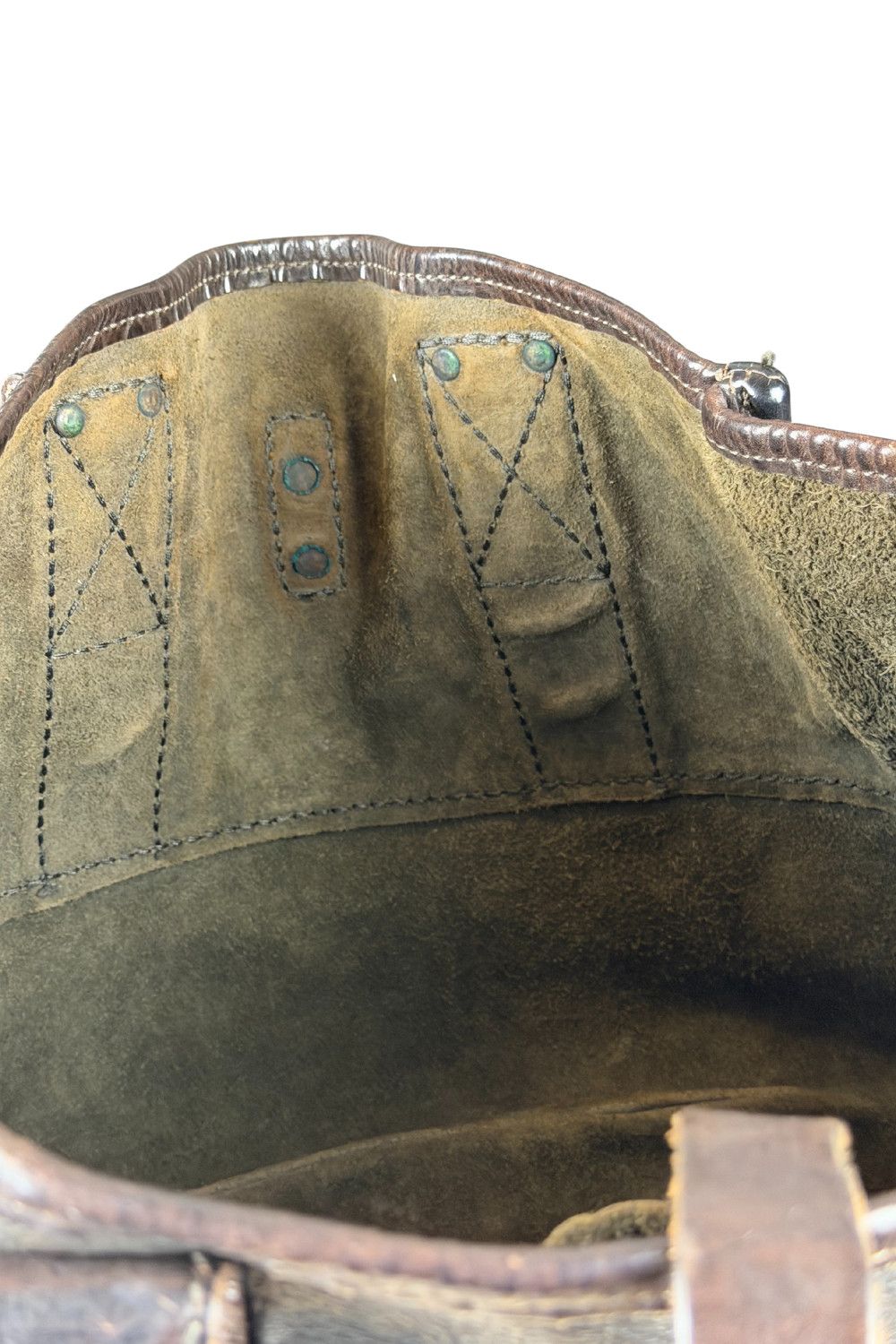 RRL Ralph Lauren FW99 (Archive) Double RL Italian Leather Utility Tote Bag Size ONE SIZE - 10 Thumbnail