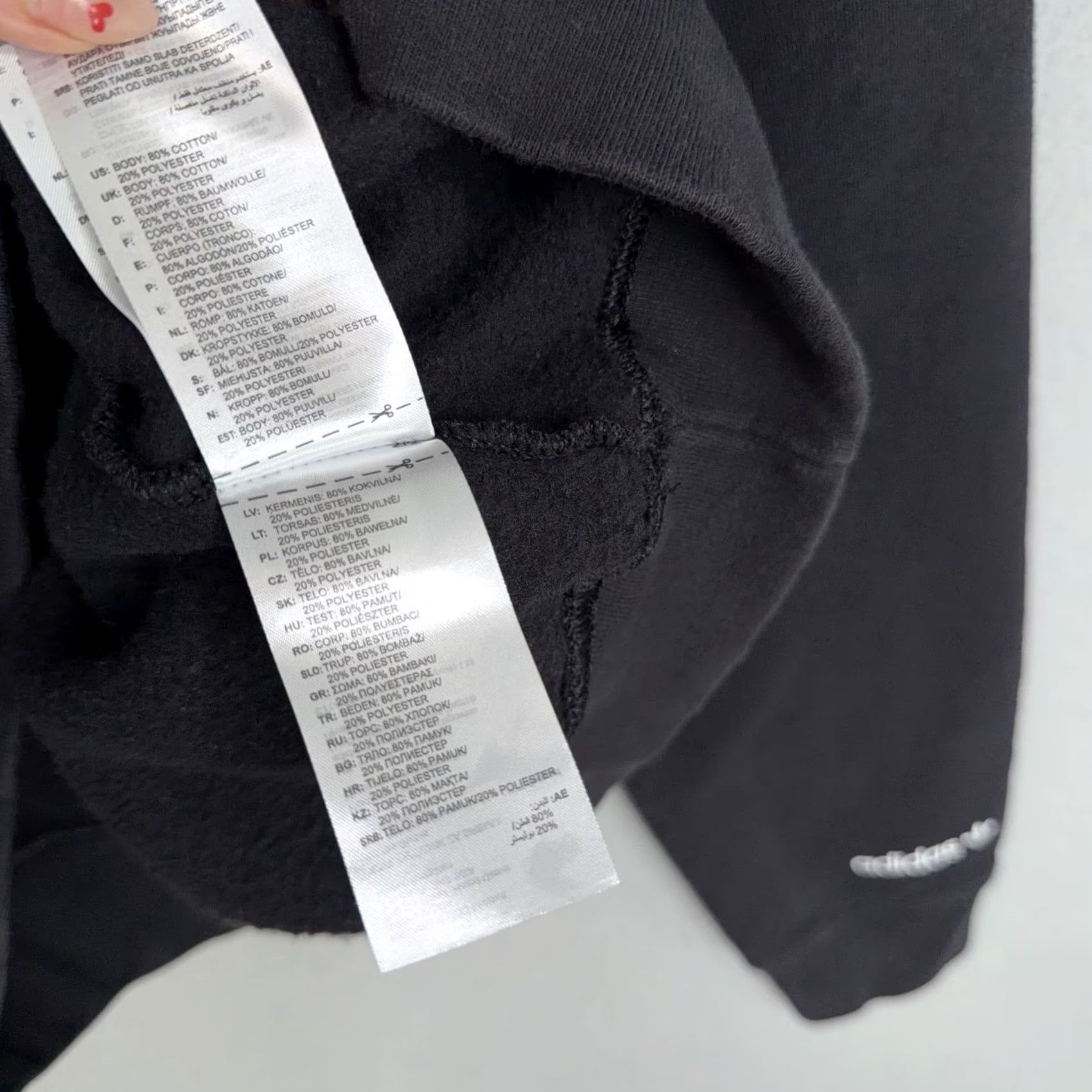 Adidas Adidas Hoodie Mens Large Black Always Fresh Always Original Graphic Fleece Graphic Print Kangaroo Pocket Pullover Crew Neck Long Sleeve Size US L / EU 52-54 / 3 - 7 Thumbnail