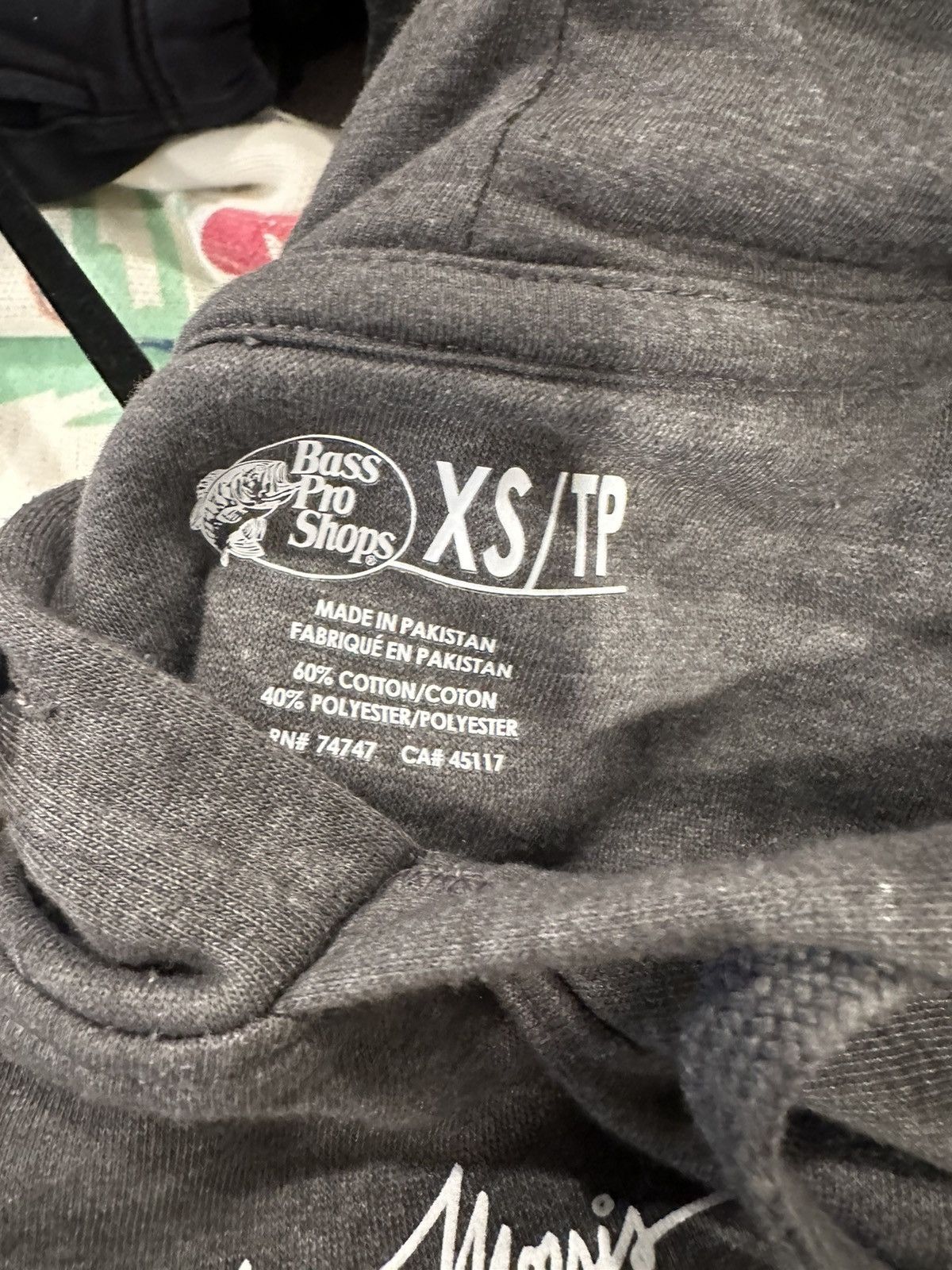 Vintage Bass pro shop hoodie gray Size US XS / EU 42 / 0 - 3 Thumbnail
