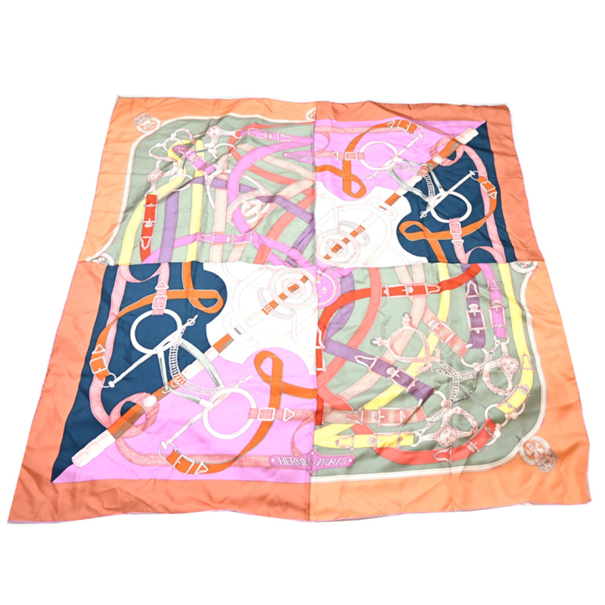 Hermes Hermes Carre Geant 140 CAVALC Women's Scarf/Muffler, Silk, Multicolor Size ONE SIZE - 1 Thumbnail