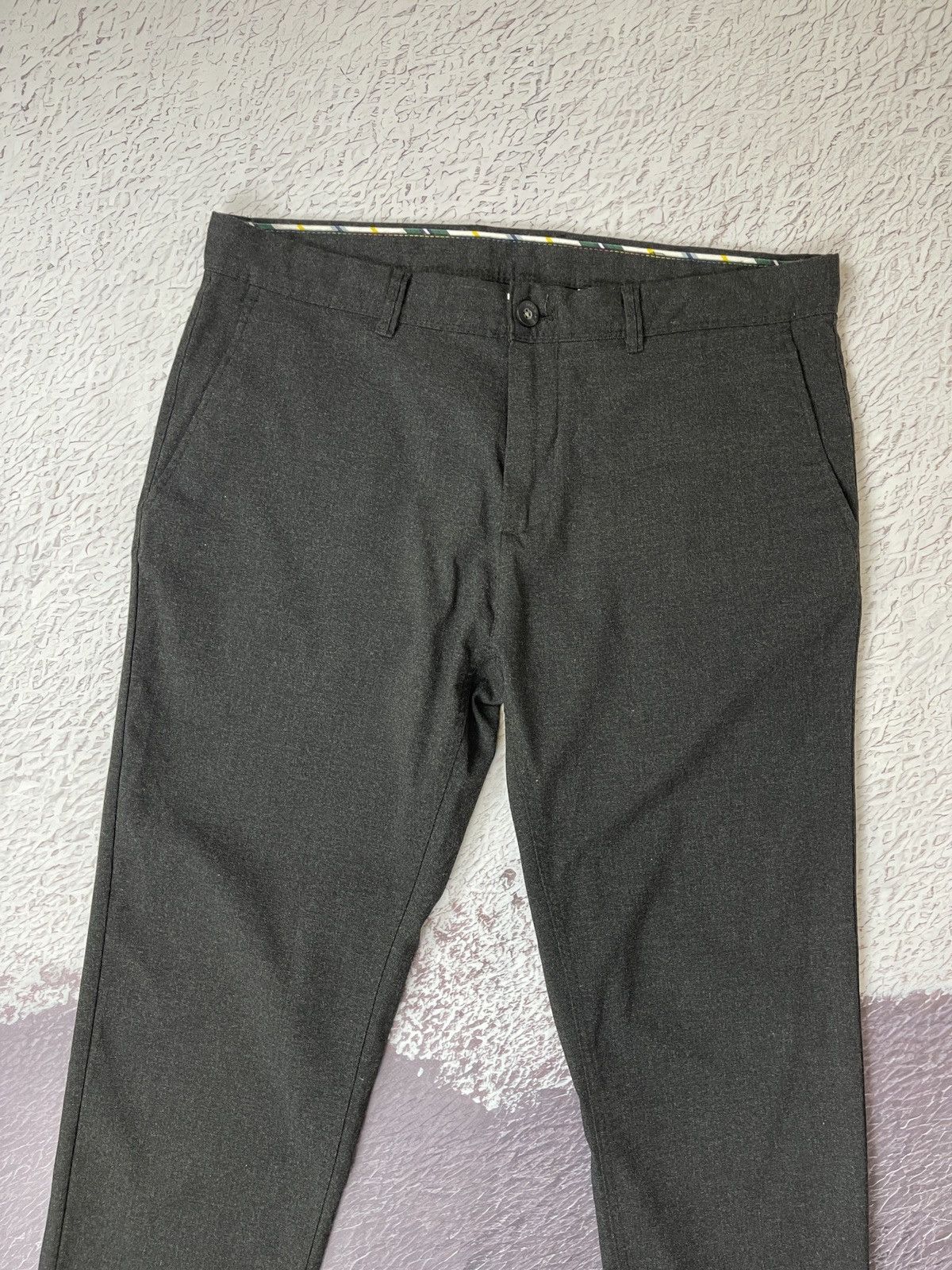Zara Zara Man grey stretch cropped casual pants Size US 32 / EU 48 - 5 Thumbnail