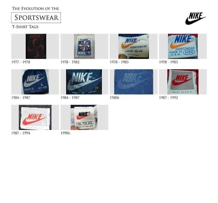 Nike Late 70s NIKE big swoosh logo Oren tab single stitch Size US L / EU 52-54 / 3 - 6 Thumbnail