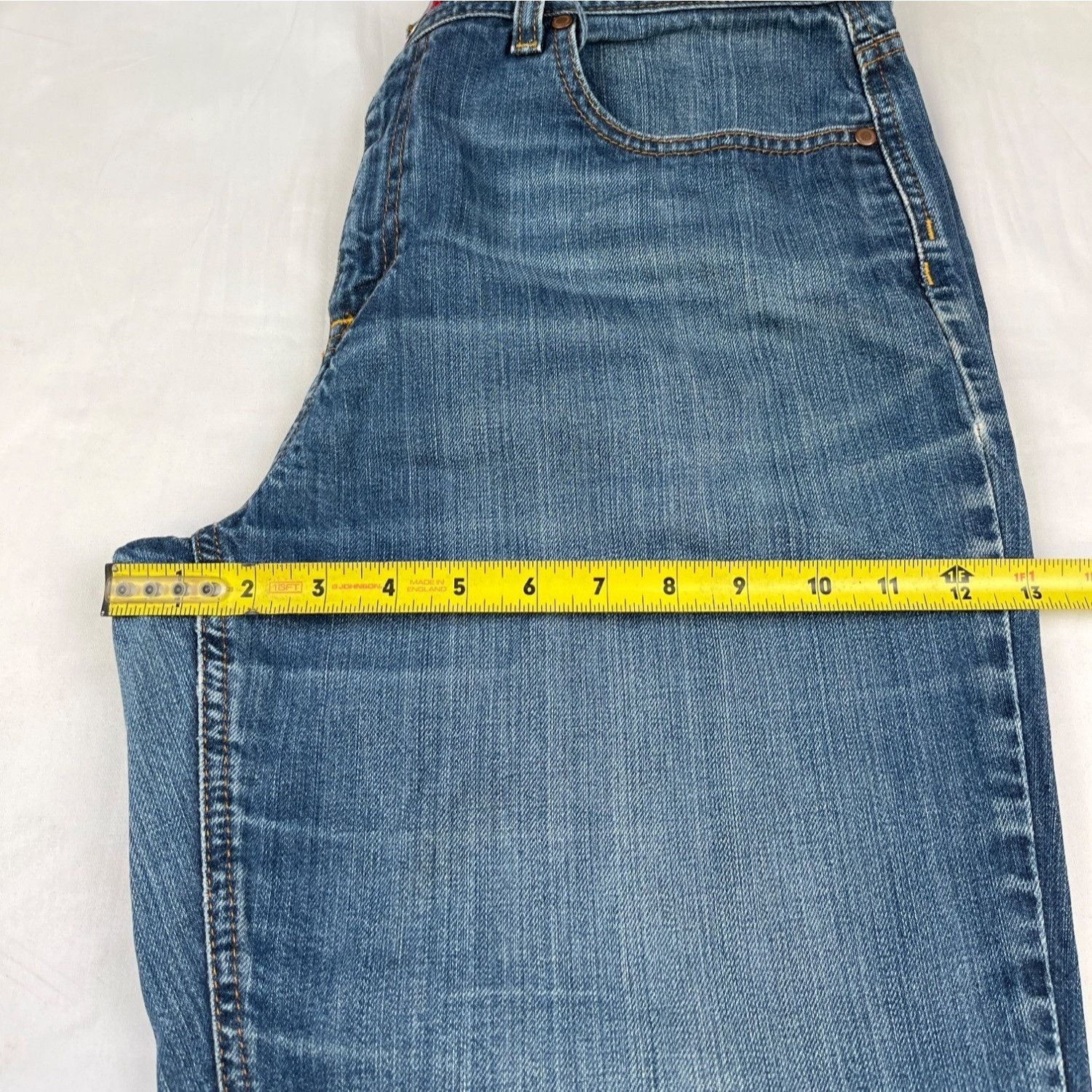 Tommy Hilfiger Tommy Hilfiger Women's Blue Jeans/Straight Leg Sz 14R SKU 44 Size 36" / US 14 / IT 50 - 7 Thumbnail