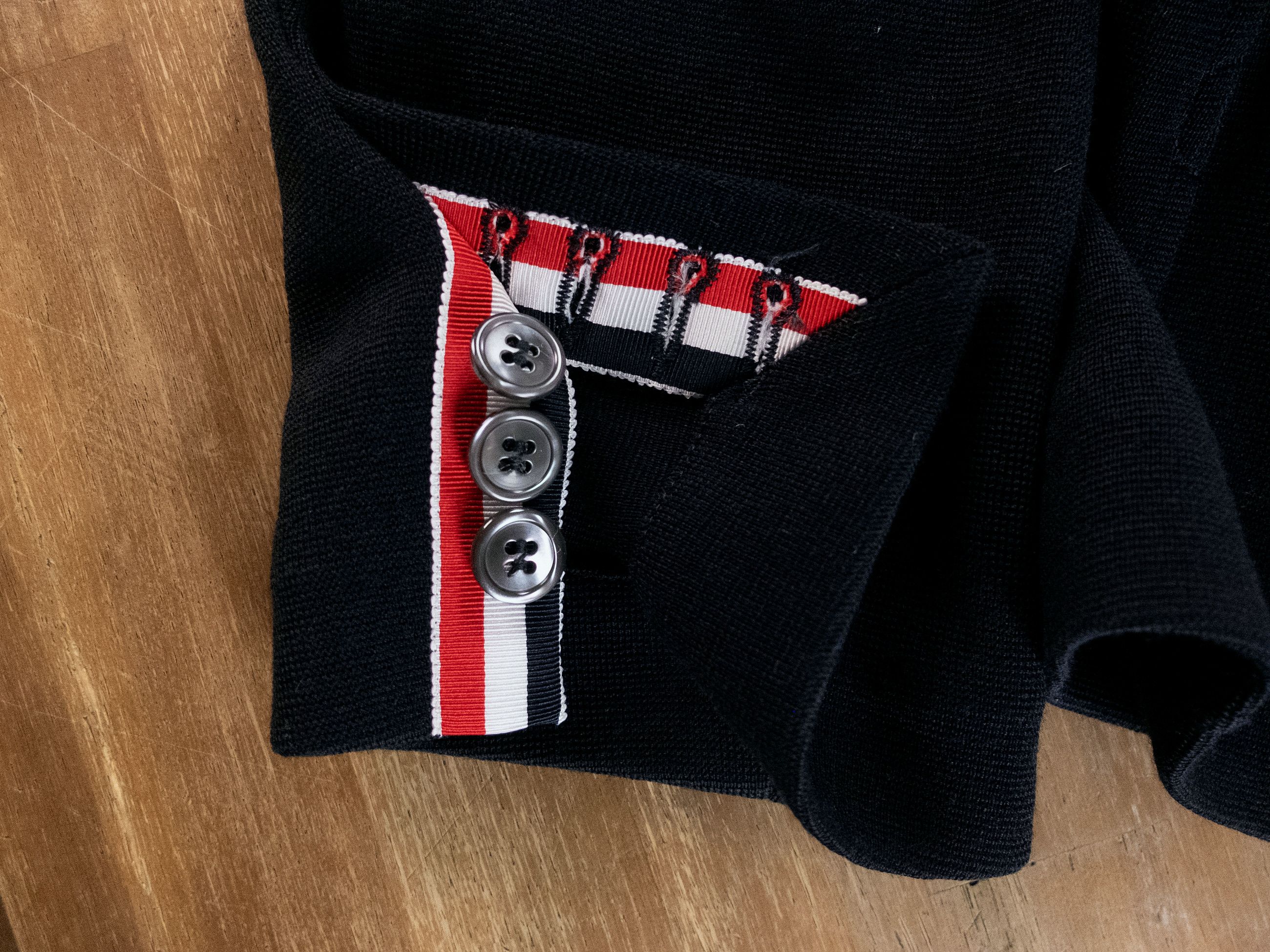 Thom Browne THOM BROWNE navy blue wool sportcoat jacket Size 2 / Medium Size US M / EU 48-50 / 2 - 8 Thumbnail