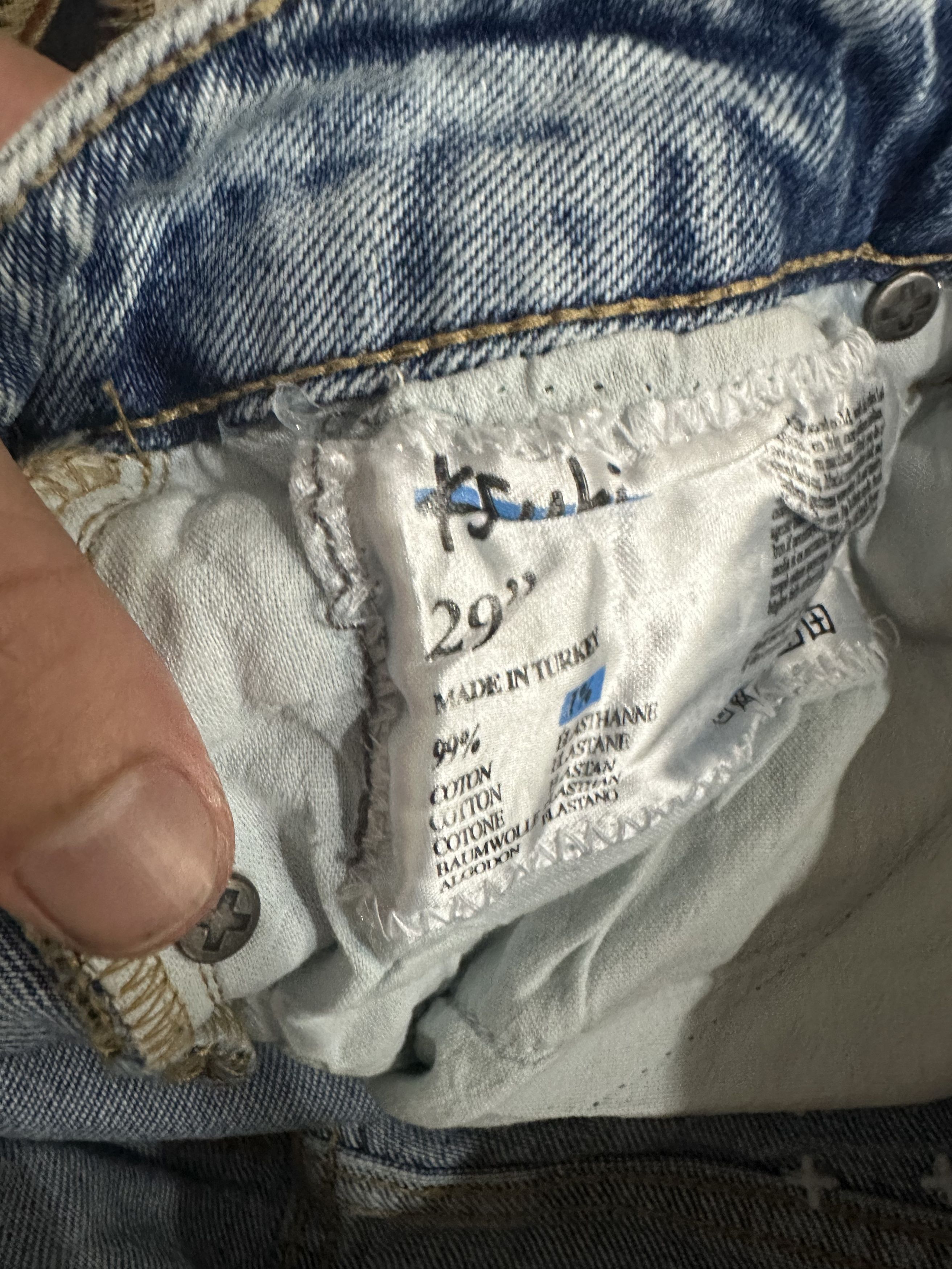 Ksubi Ksubi Chitch Get Home Safe Size 29 Blue Size US 29 - 8 Thumbnail