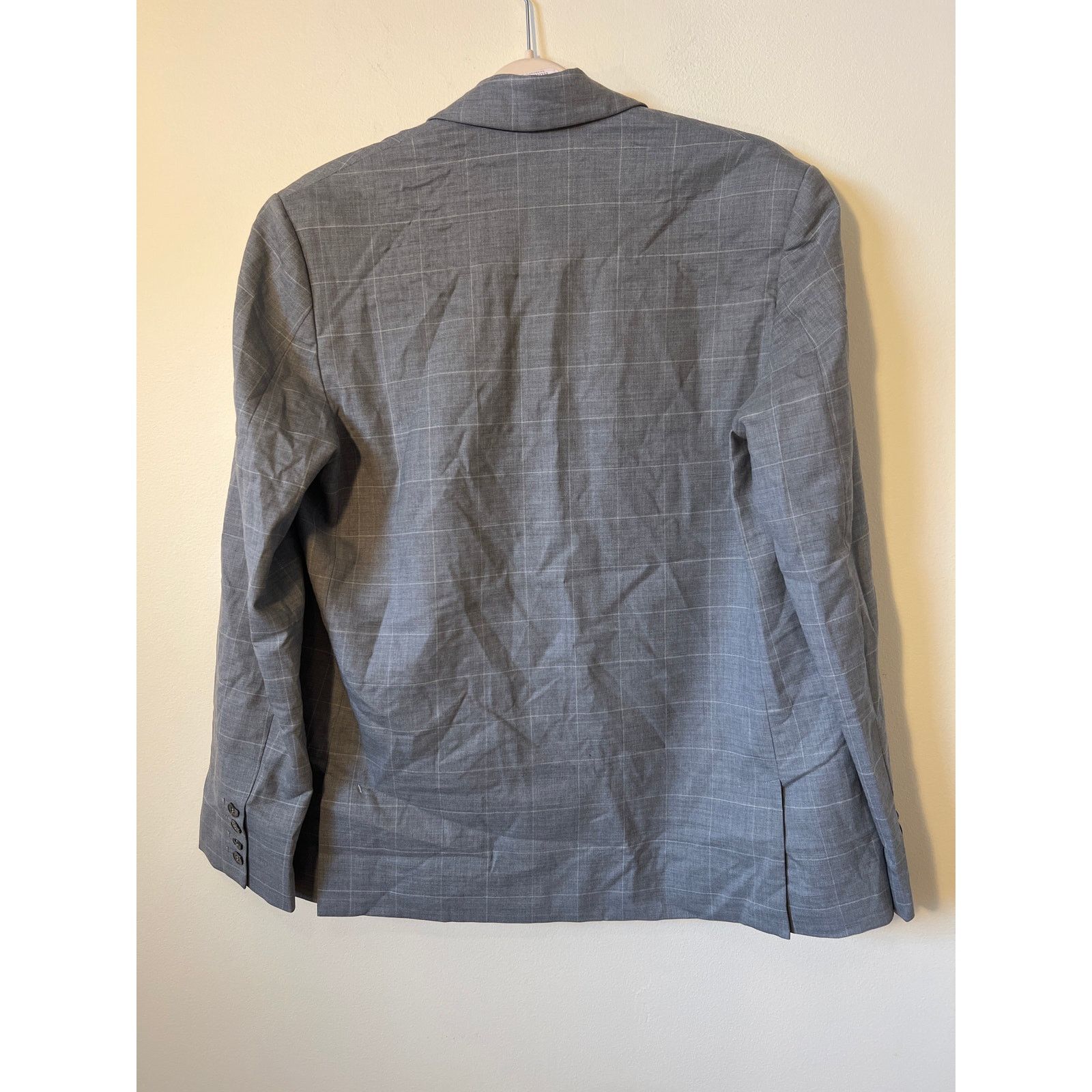 Marissa Webb rtr Marissa Webb Sz M Gray Plaid Madison Boyfriend Blazer Size M / US 6-8 / IT 42-44 - 6 Thumbnail