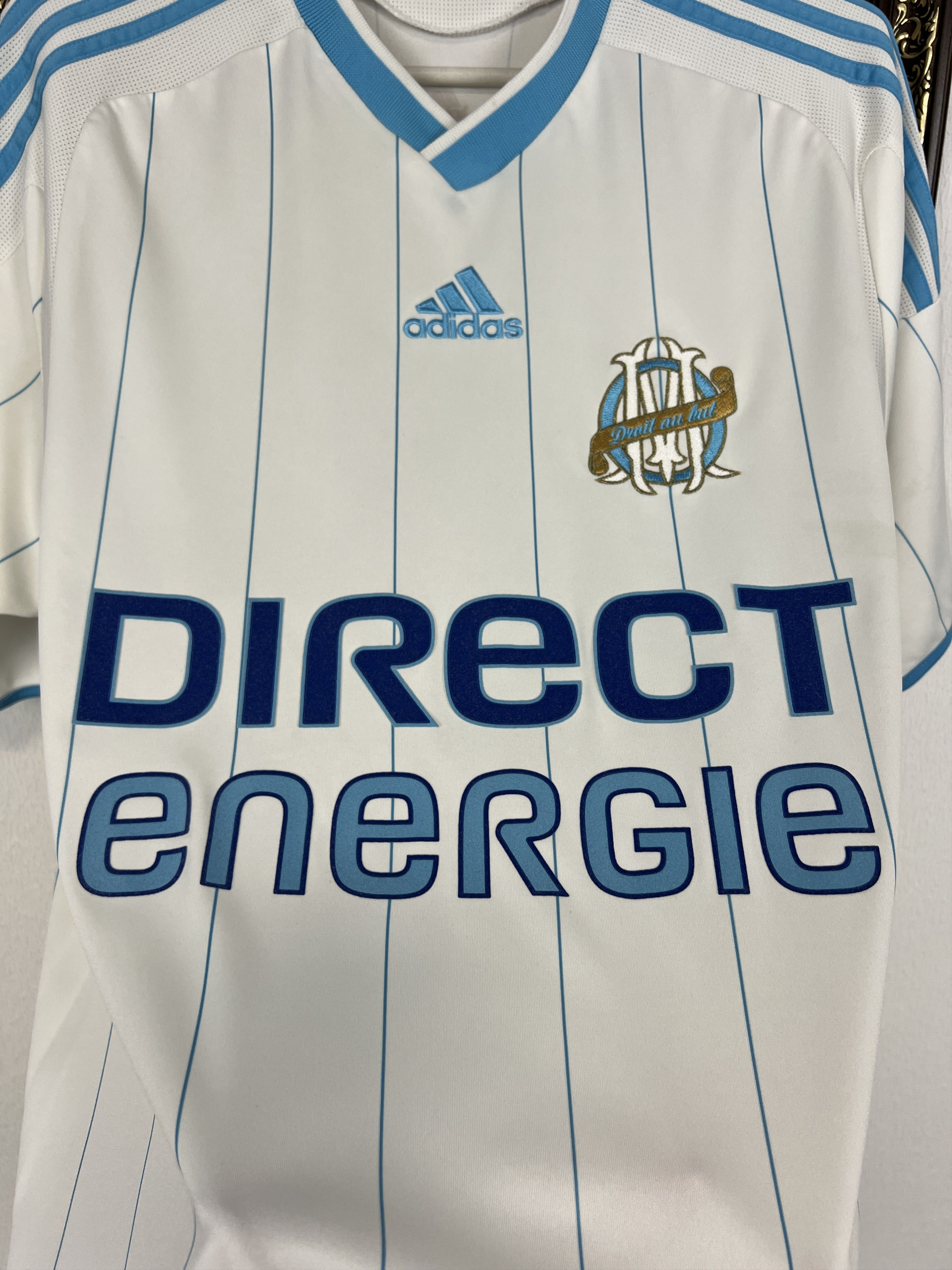 Adidas Olympique Marseille football shirt Soccer Adidas Tee Hype Size US M / EU 48-50 / 2 - 3 Thumbnail