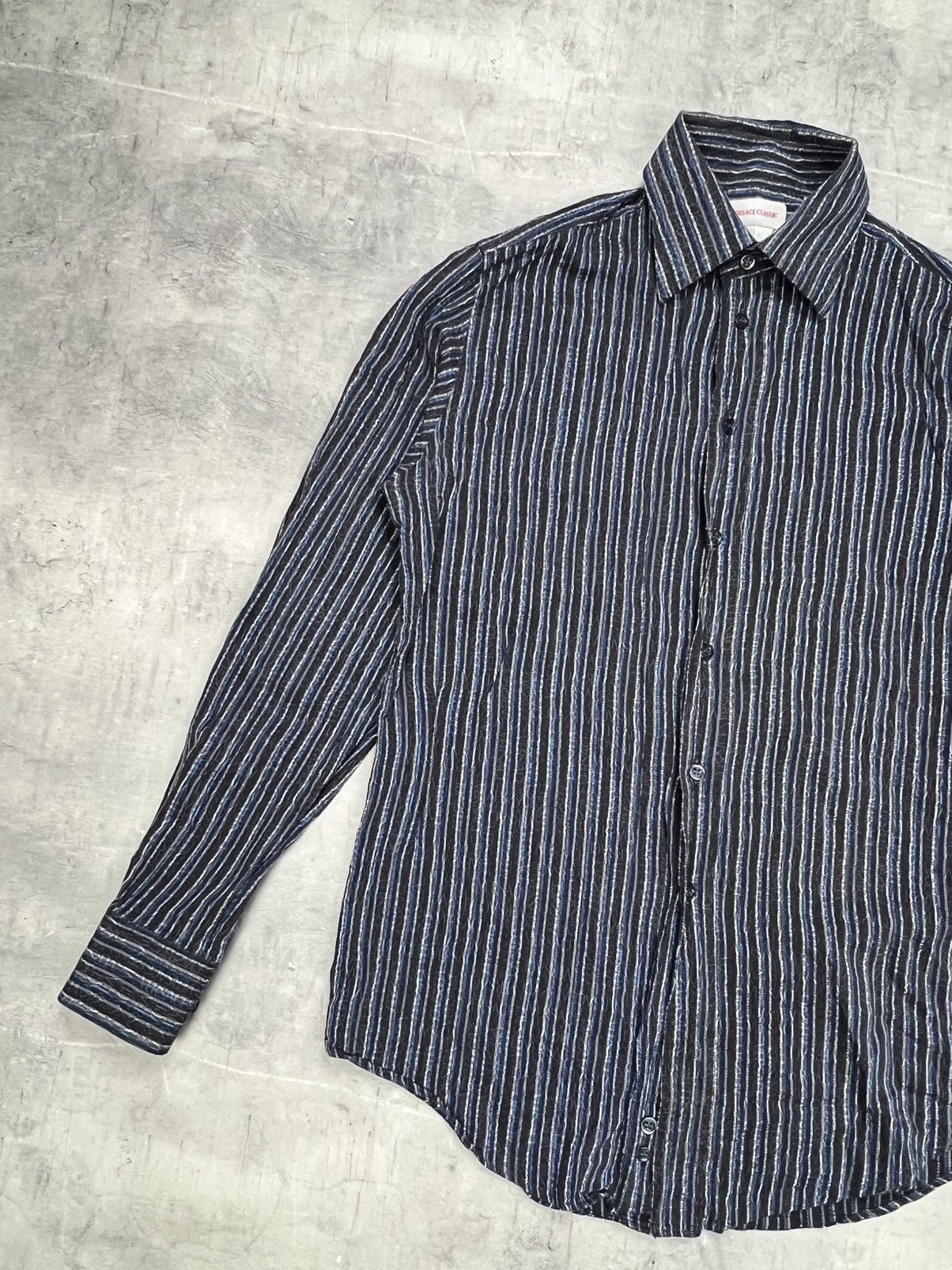 Versace Versace classic Monogram Shirt Size US L / EU 52-54 / 3 - 3 Thumbnail