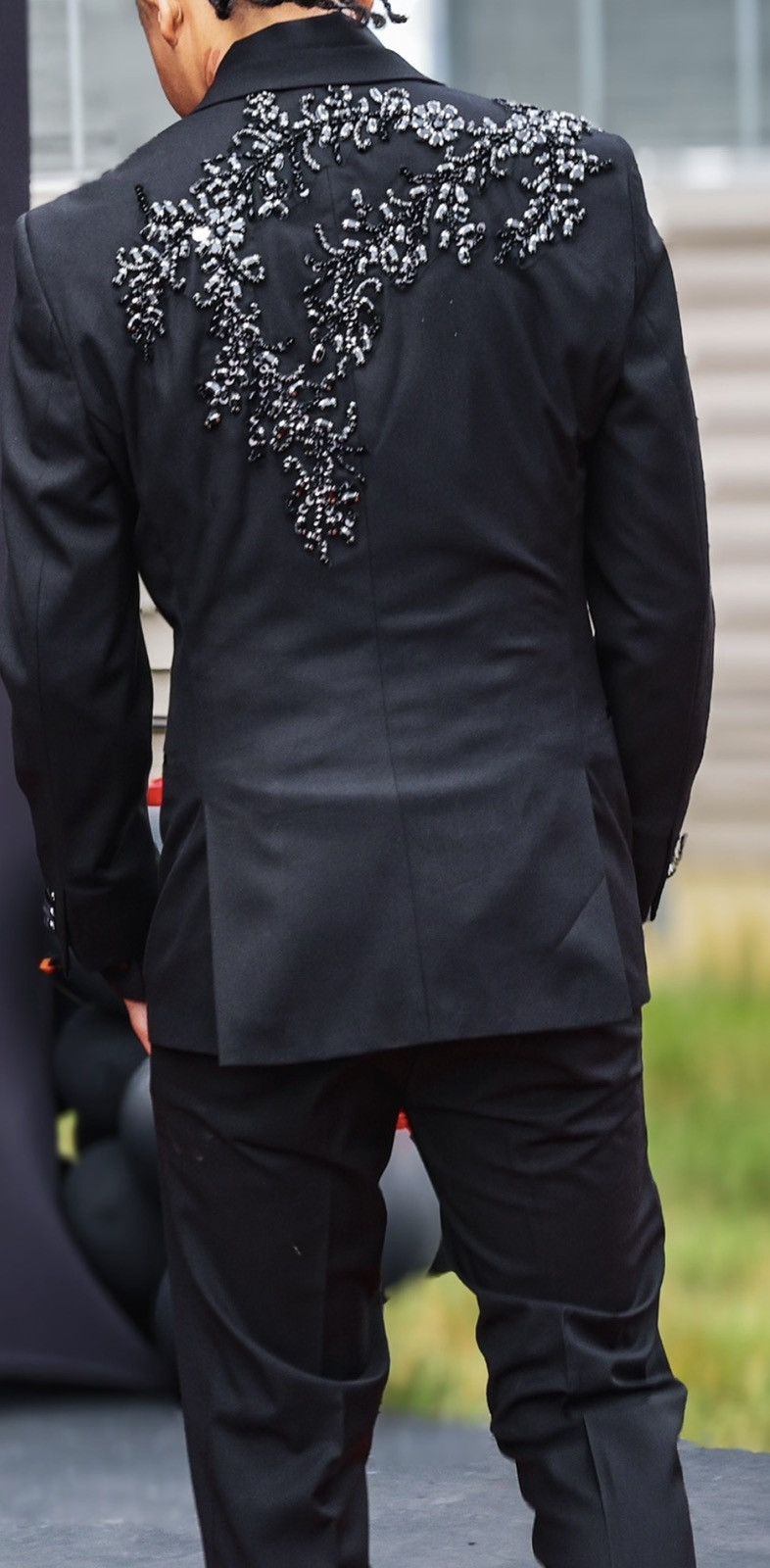 Other Custom Black-Beaded Prom Suit Size 34S - 5 Thumbnail