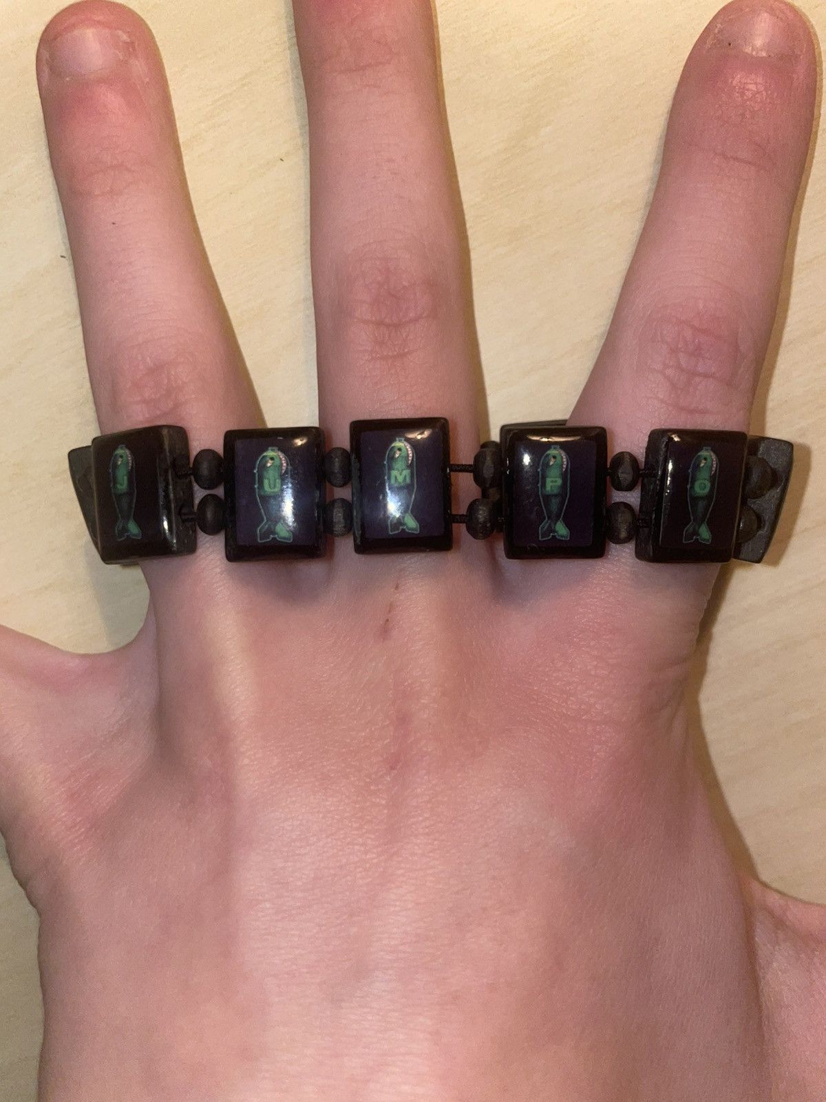 アクセサリー Bazo1199 Osamason Jumpout Bracelet black Bazo 1199 Osamason Jumpout Bracelet Black [13/5/25]