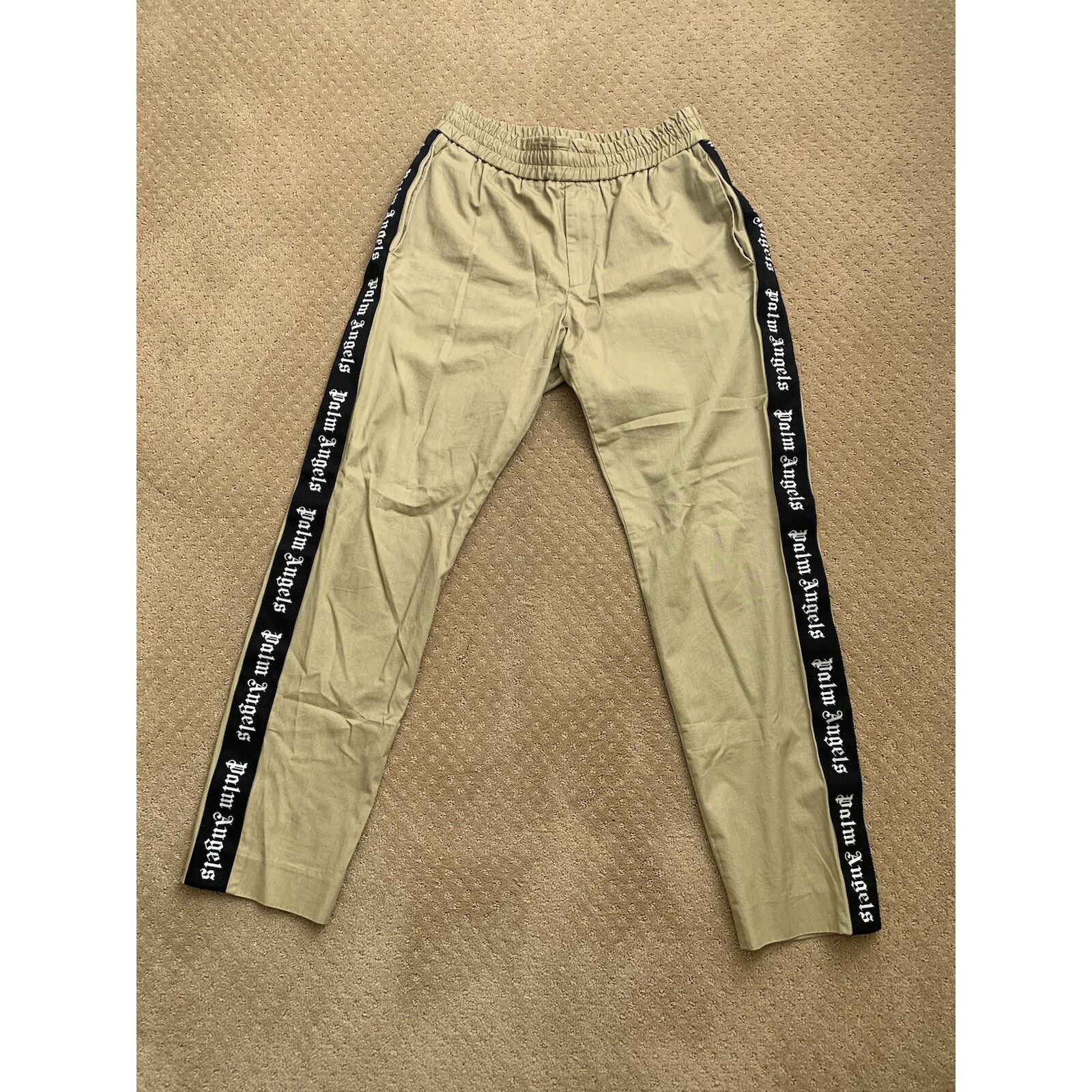 パンツ Palm Angels \"l Frame\" cargo trousers Beige Oversized cargo pants in beige - Palm Angels | Mytheresa