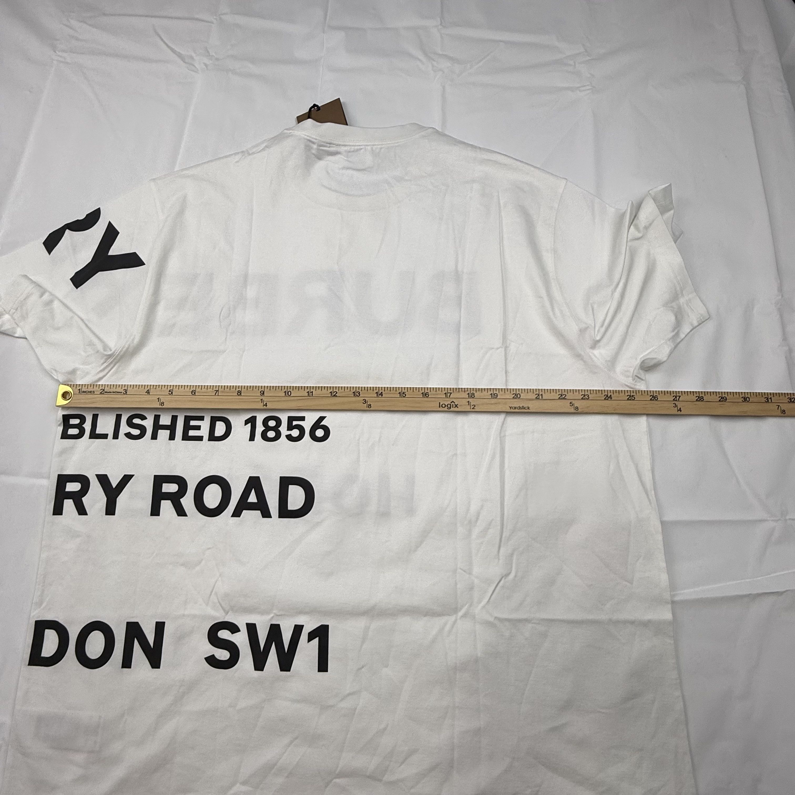 Burberry Burberry Ellison Horseferry Print White Cotton T-Shirt XXL Size US XXL / EU 58 / 5 - 9 Thumbnail