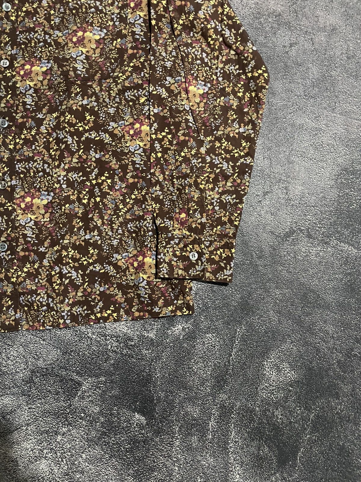 Yohji Yamamoto Ined Homme By Yohji Yamamoto Floral Pattern Shirt Size US L / EU 52-54 / 3 - 4 Thumbnail