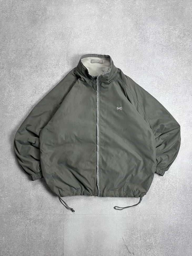Nike × Vintage Vintage 90's Nike Reversible Fleece Nylon Sherpa Jacket XL Size US XL / EU 56 / 4 - 3 Thumbnail