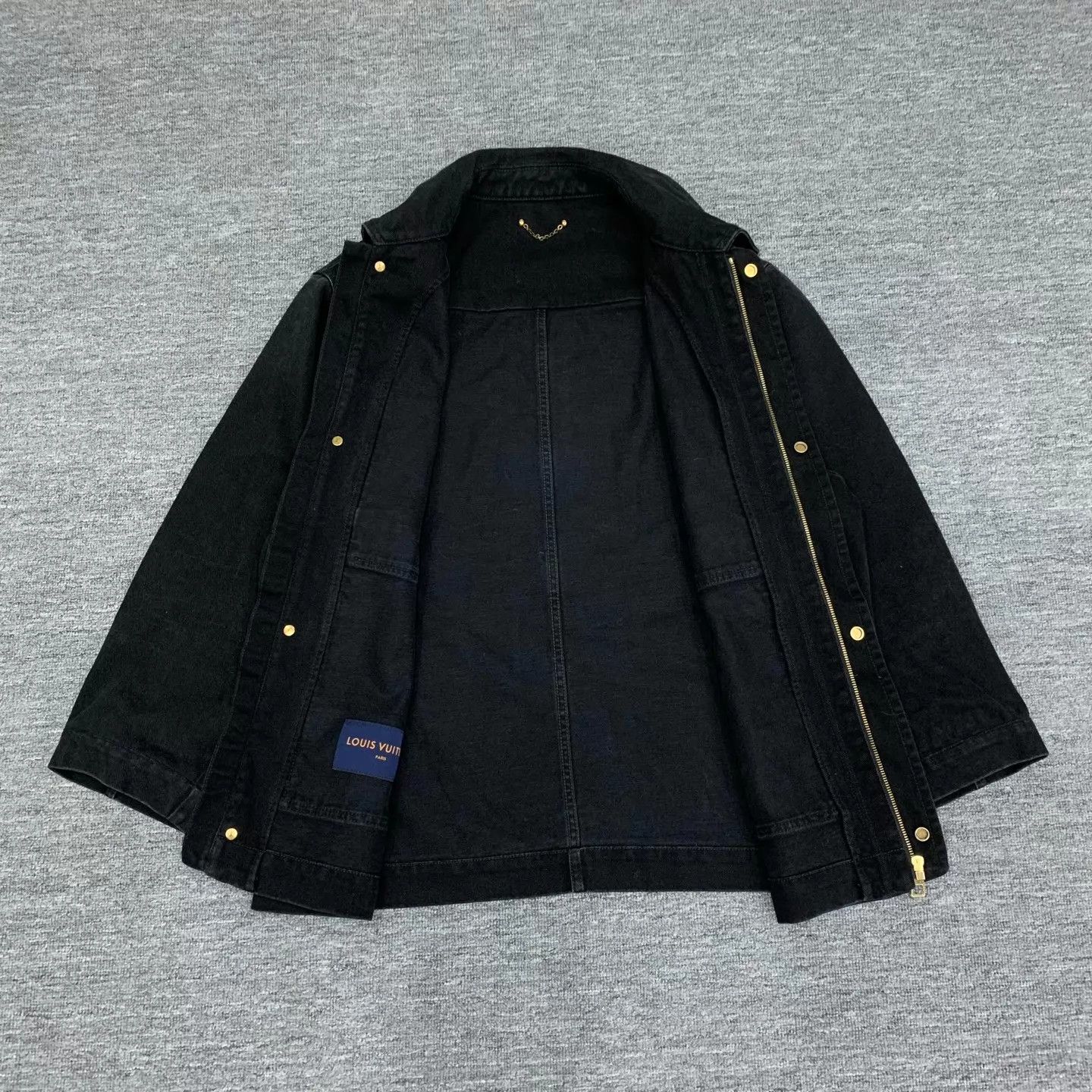 Louis Vuitton LV Monogram All Over Washed Denim Jacket 52 95 New Size US L / EU 52-54 / 3 - 6 Thumbnail