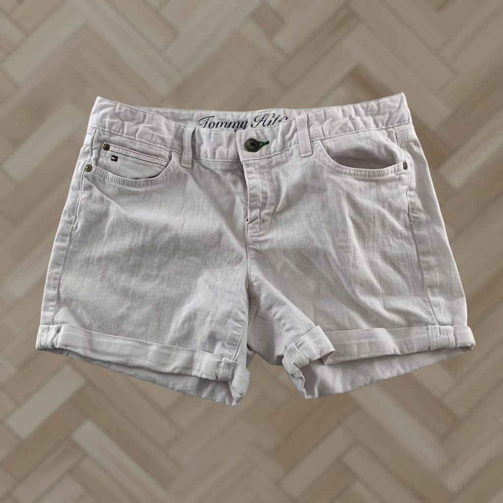 Tommy Hilfiger Tommy Hilfiger Light Pink Cotton Denim Bermuda Shorts Women's 10 Size 32" / US 10 / IT 46 - 1 Thumbnail