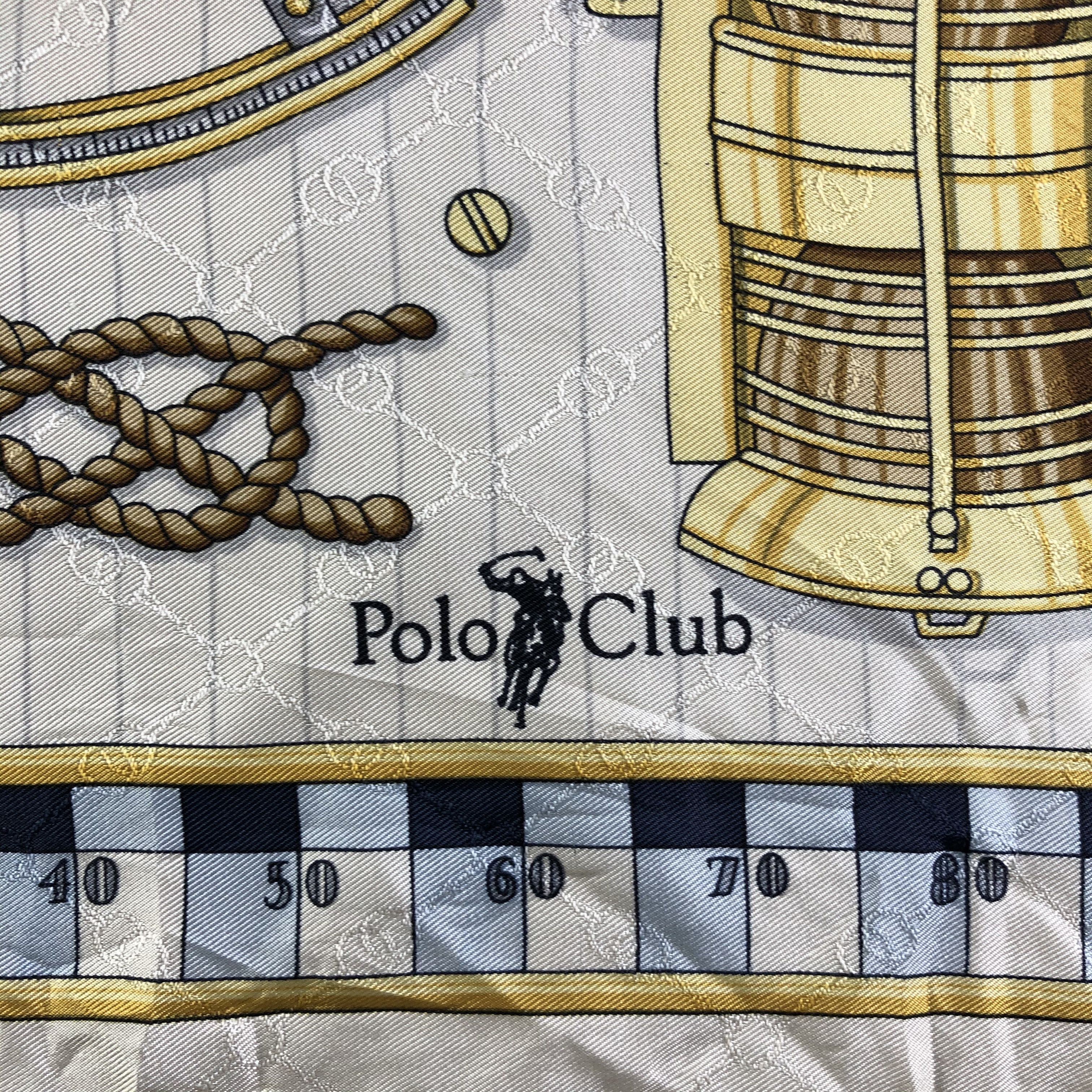 Vintage Vintage Polo Club Silk Scarf Size ONE SIZE - 5 Thumbnail