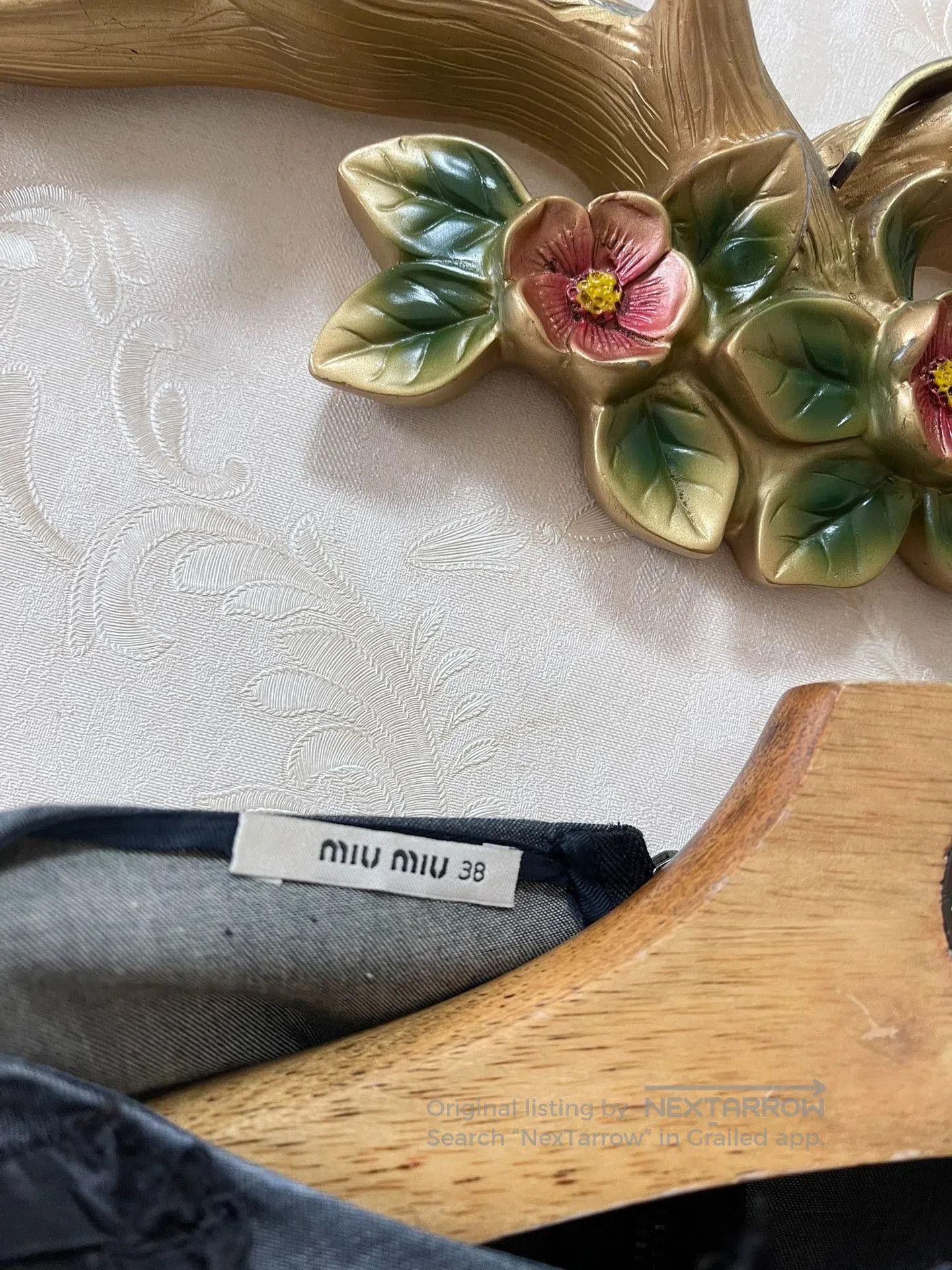 Miu Miu Miu Miu Runway Yang Mi Denim Dress. Size M / US 6-8 / IT 42-44 - 2 Thumbnail