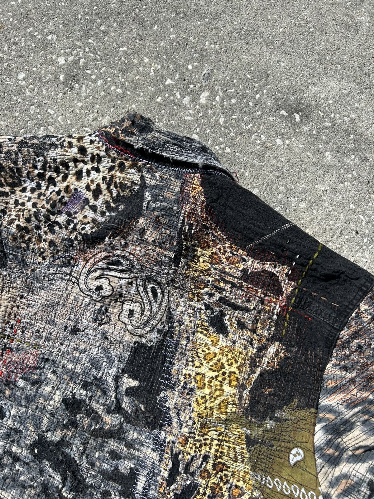 Other 1/1 Your World cheetah leopard print distressed fabric Size US XL / EU 56 / 4 - 8 Thumbnail