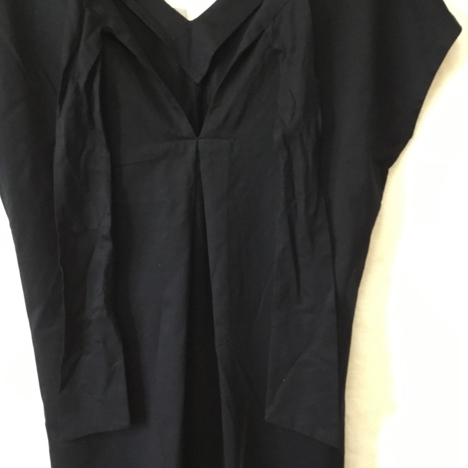 Other Sans & Sans Black Cap-Sleeved Dress With Tie Size S / US 4 / IT 40 - 13 Thumbnail