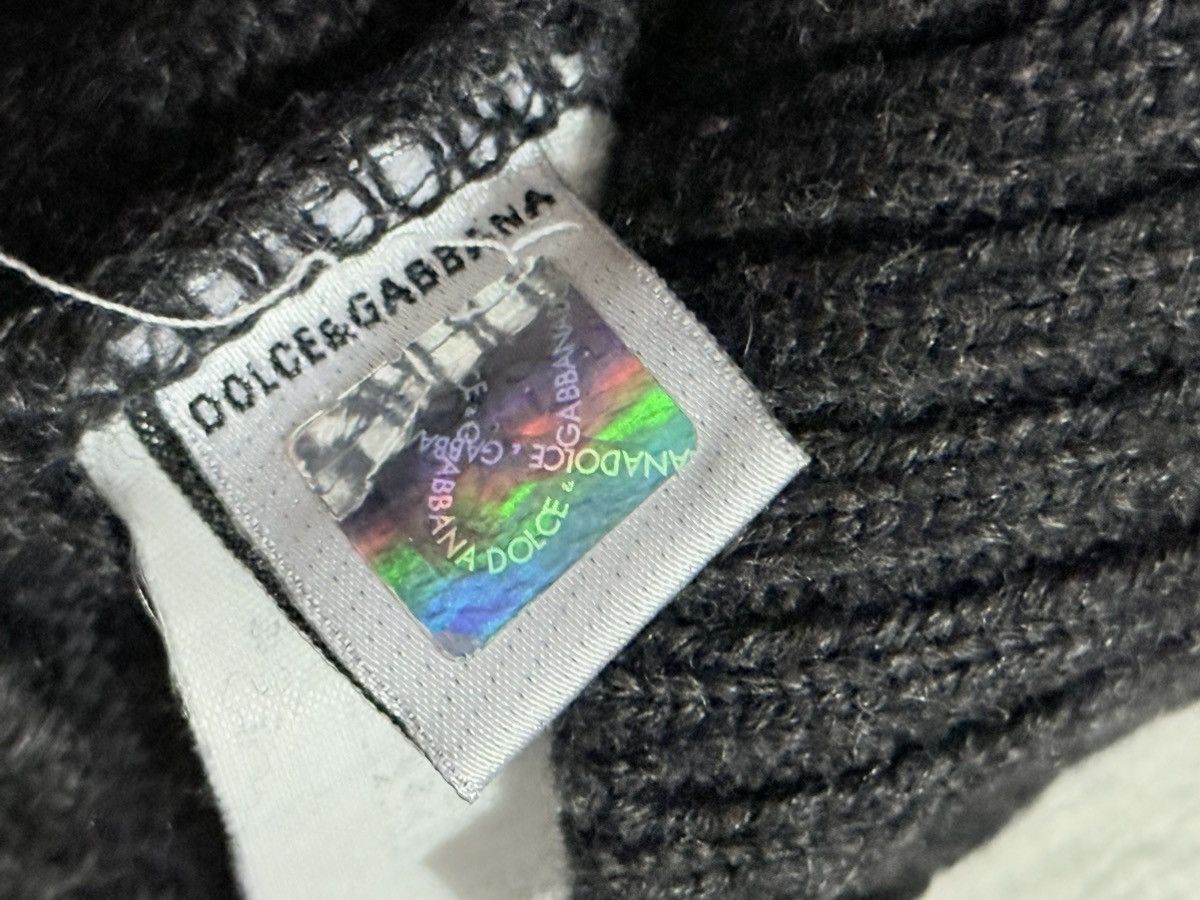 Dolce & Gabbana RARE Vintage D&G Dolce & Gabbana V-Neck Number 3 Sweater Y2K Size US M / EU 48-50 / 2 - 4 Thumbnail