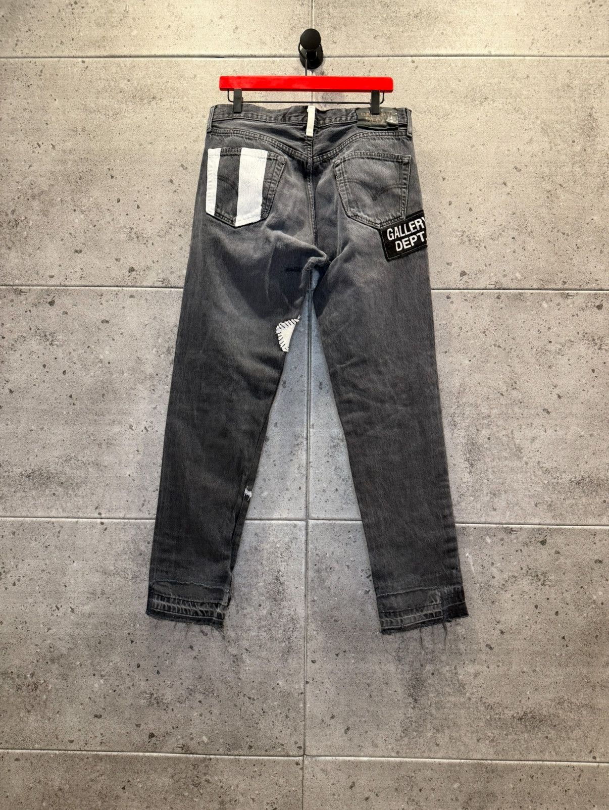 Gallery Dept. Gallery dept fuck face distressed denim Size US 33 - 2 Thumbnail