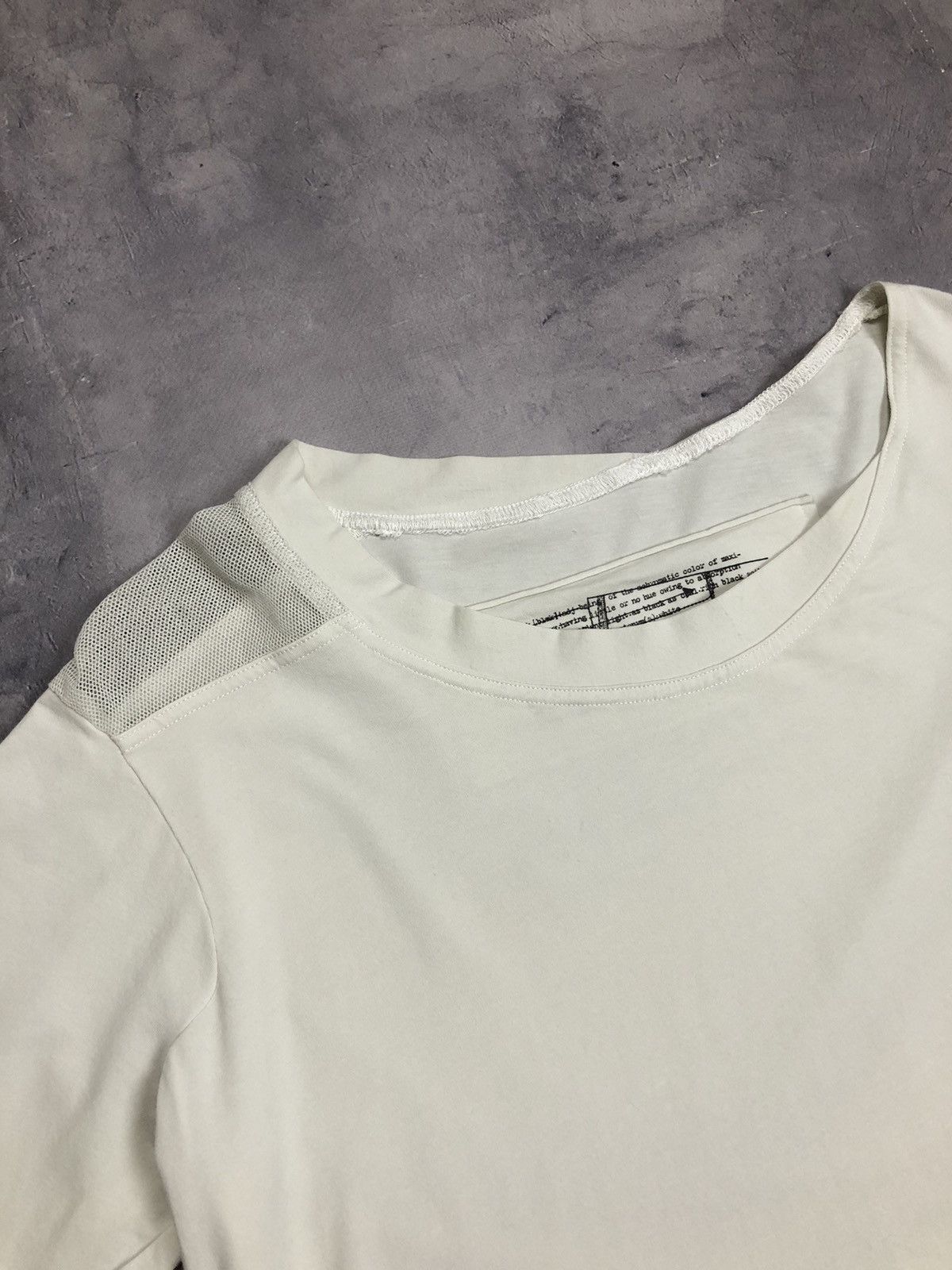 Rundholz Rundholz Black Label Asymmetric Mesh Shoulder Panel T Shirt Size M / US 6-8 / IT 42-44 - 4 Thumbnail