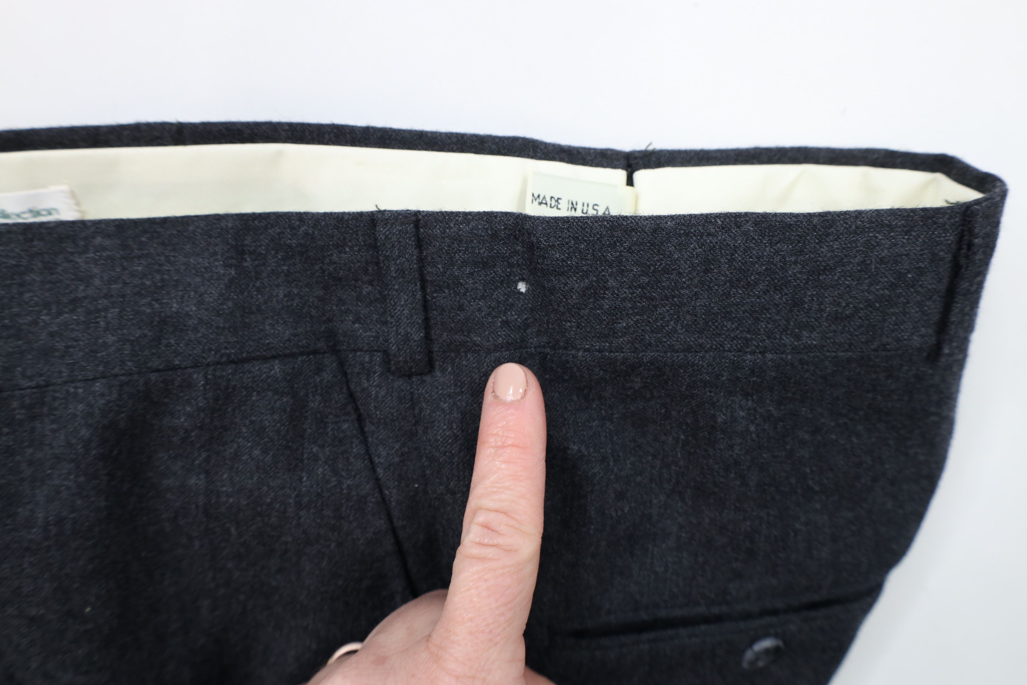 Vintage Vintage 90s Streetwear Wide Leg Chino Pants Charcoal USA Size US 40 / EU 56 - 9 Thumbnail
