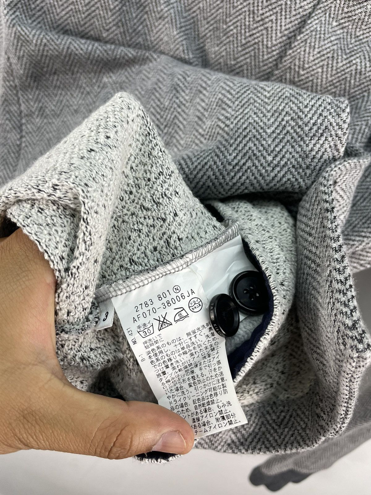Issey Miyake Vintage Takeo Kikuchi Issey Miyake Jacket Hooded Button Size US M / EU 48-50 / 2 - 7 Thumbnail