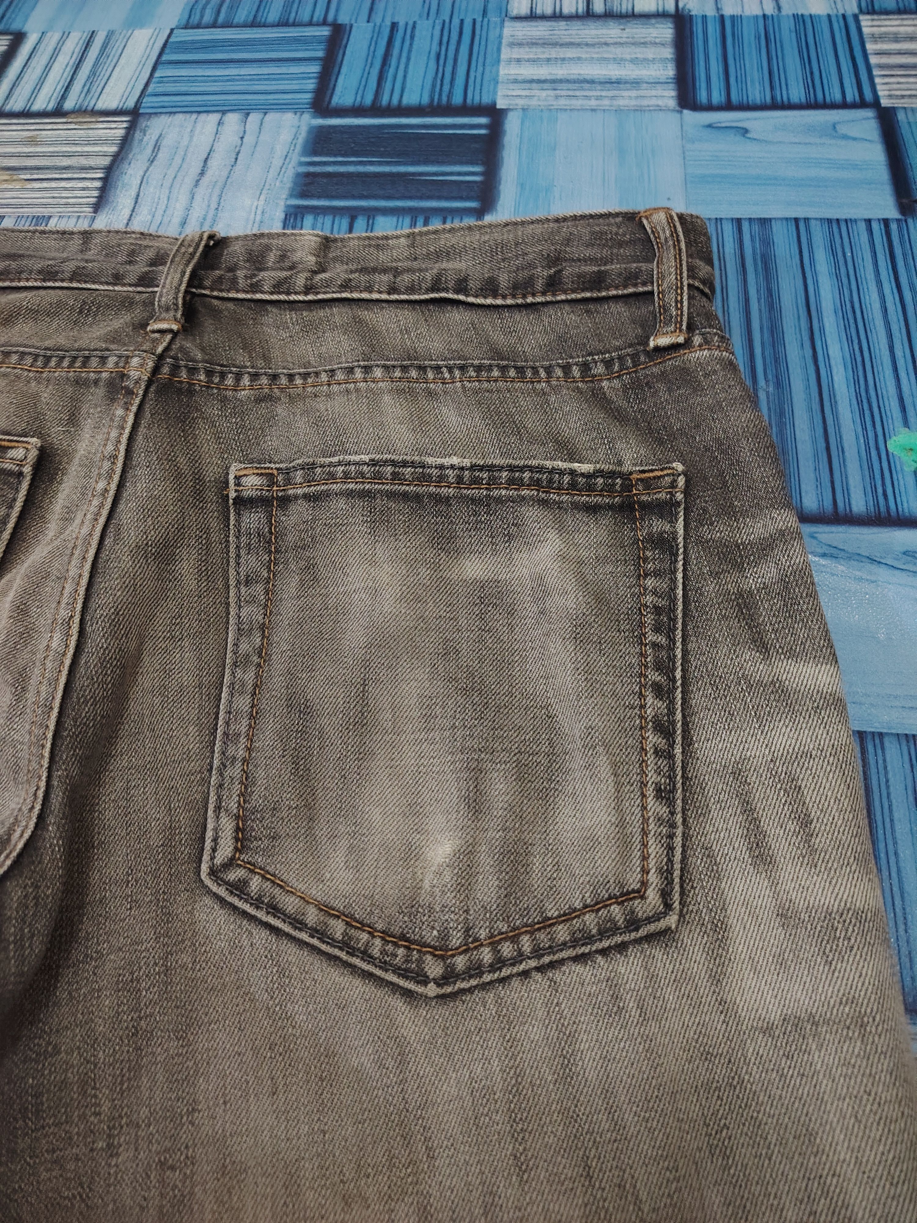 Ne-Net Japanese Net Jeans Distressed Jeans Ripped Jeans Mudwash Size US 31 - 16 Thumbnail