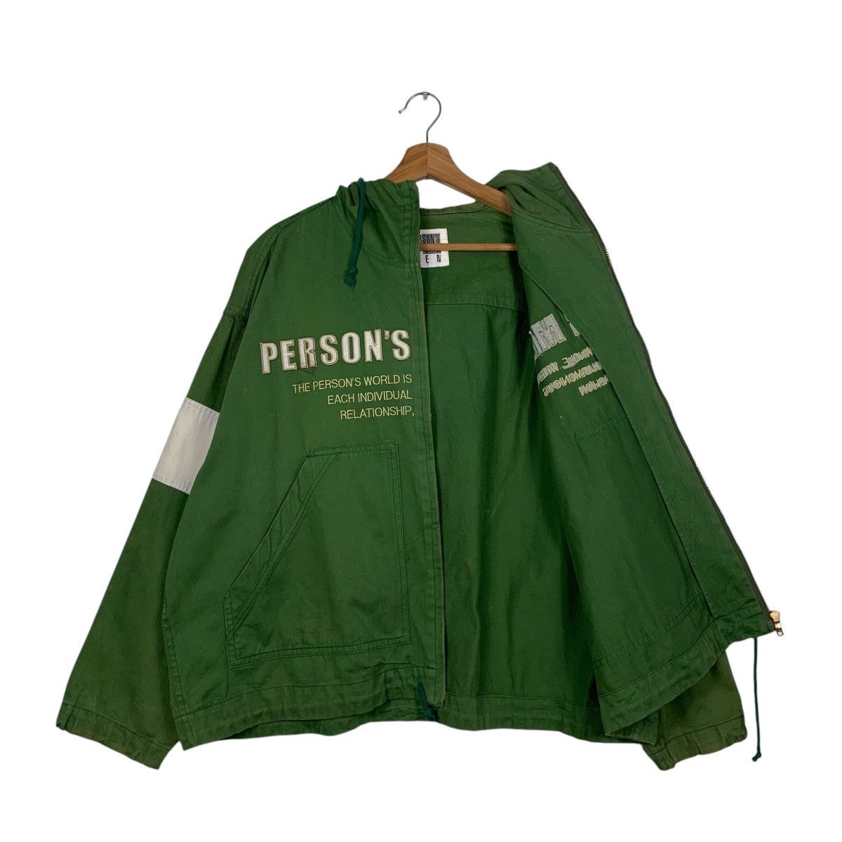 Japanese Brand Vintage PERSON’S FOR MEN Big Logo Hoodie Jacket #2100-C92 Size US XL / EU 56 / 4 - 11 Thumbnail