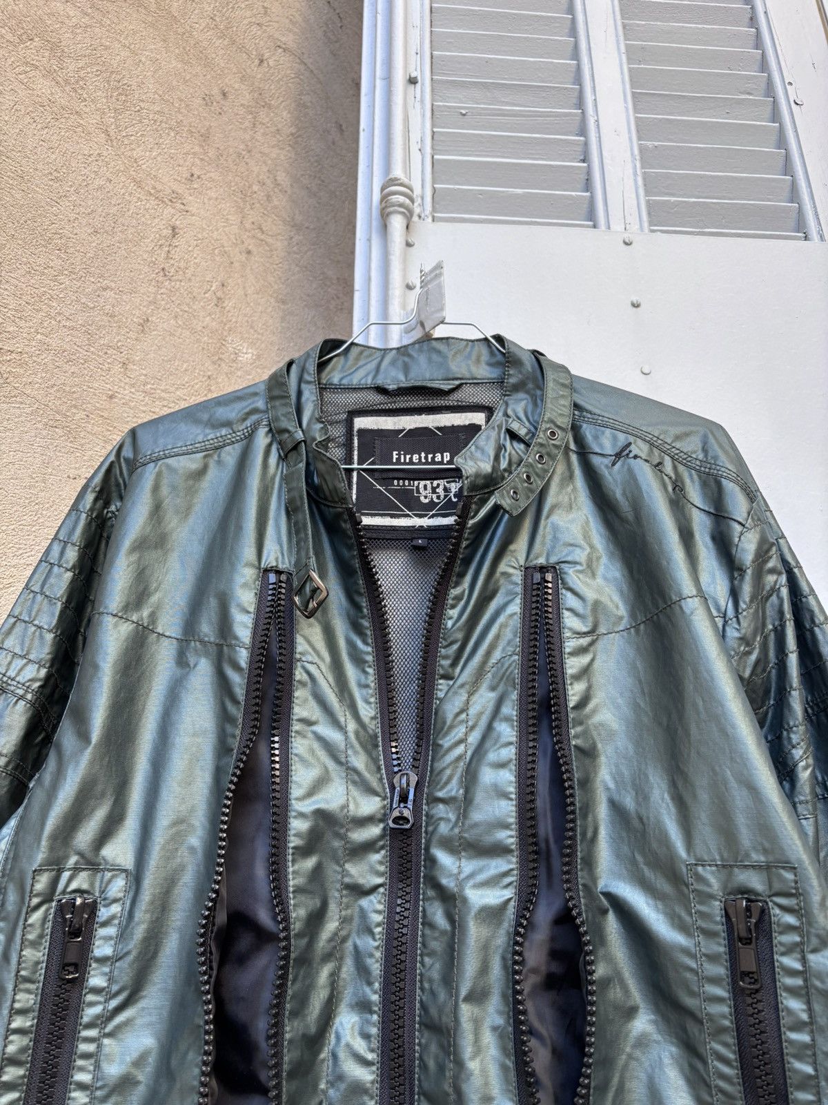 Firetrap 2000s Firetrap Archive Cyber Utility Moto Zip Bomber Jacket Size US L / EU 52-54 / 3 - 4 Thumbnail
