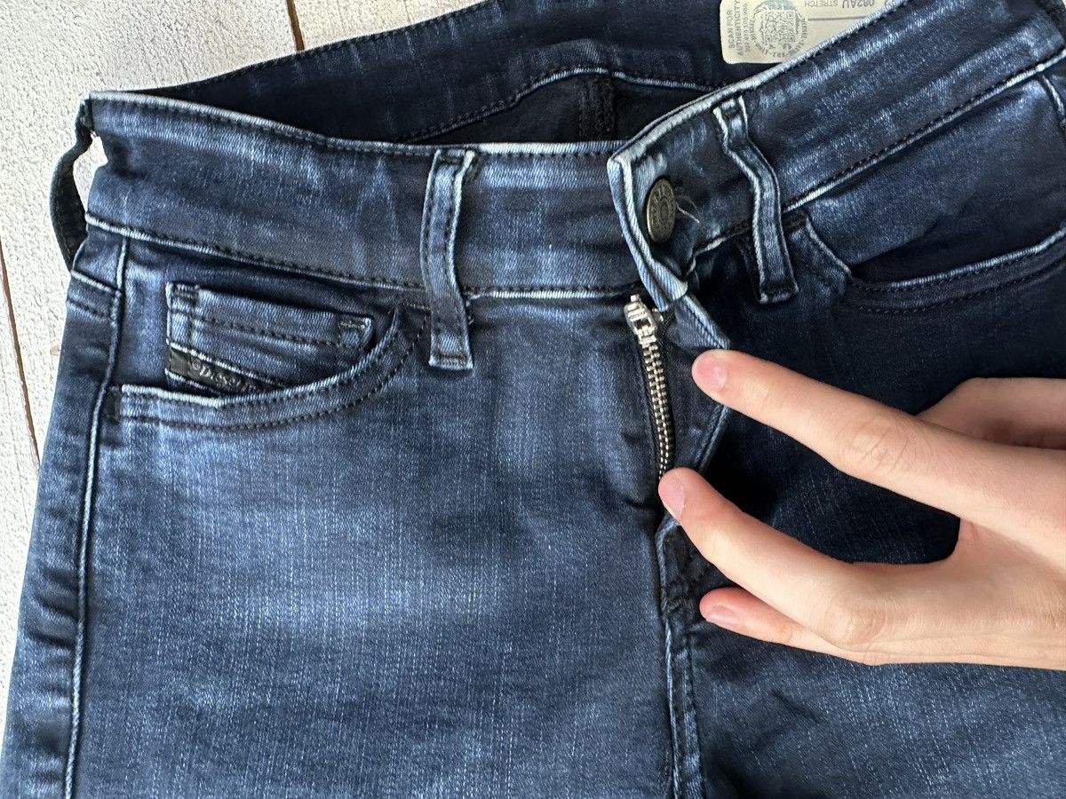 Diesel 🚨 DIESEL AVANT GARDE GOTHIC WOMEN JEANS LOGO IFSIXWASNINE Size 24" / US 00 / IT 34 - 7 Thumbnail