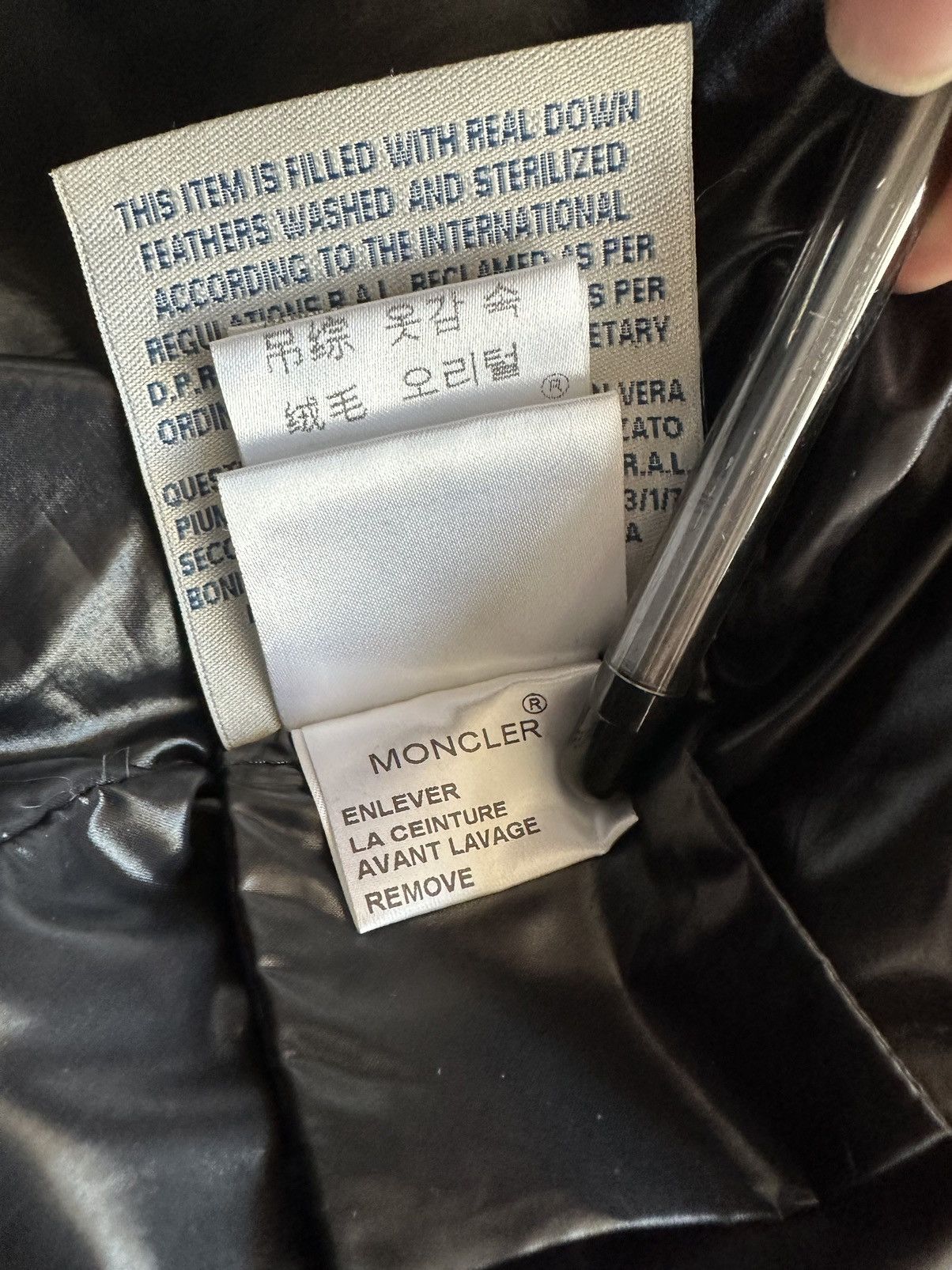 Moncler × Vintage Moncler jacket Black Luxury Size S / US 4 / IT 40 - 15 Thumbnail
