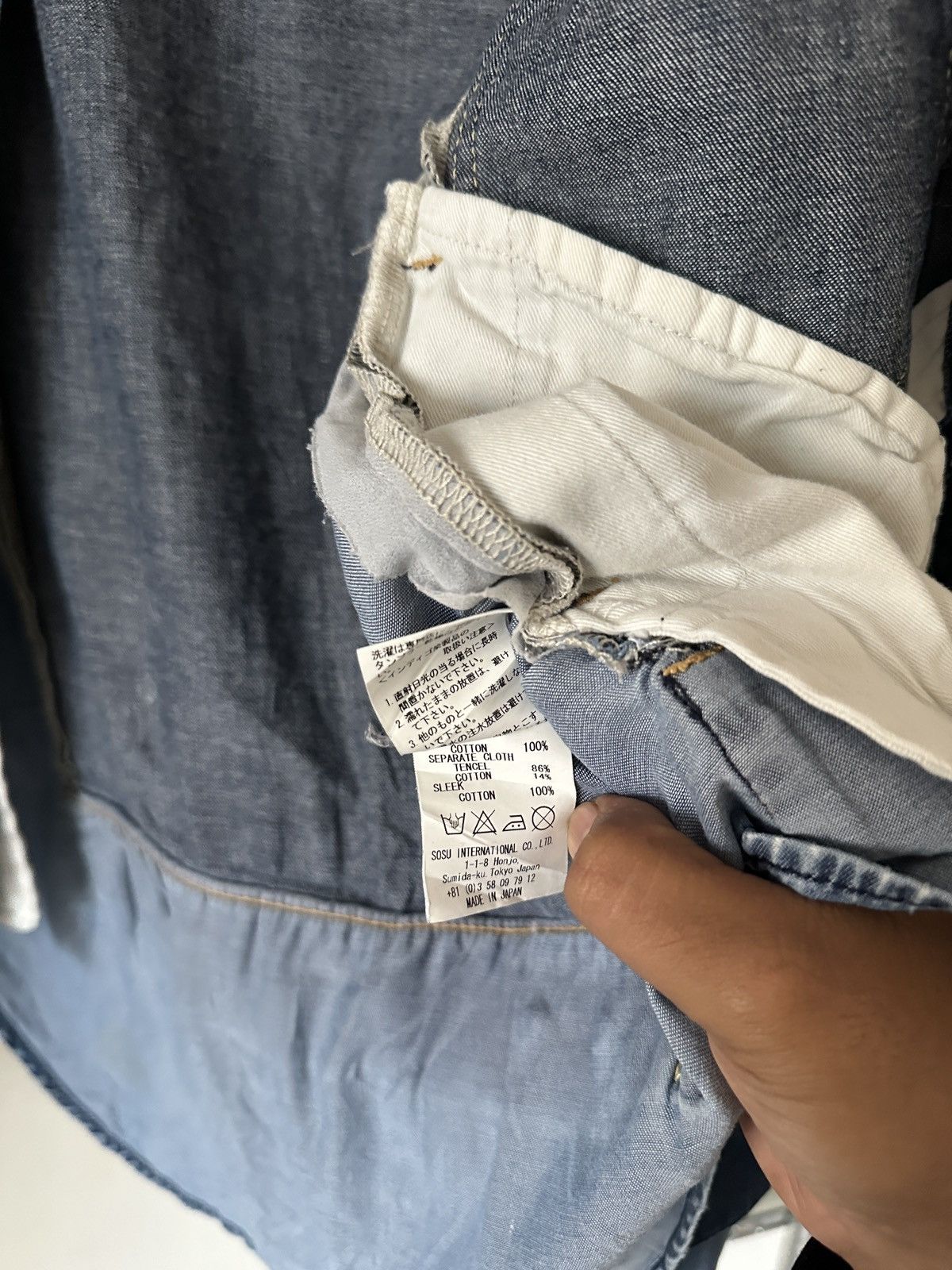 Maison MIHARA YASUHIRO SS2011 Mihara Yasuhiro Reconstruct Type 2 Denim Jacket Size US S / EU 44-46 / 1 - 9 Thumbnail