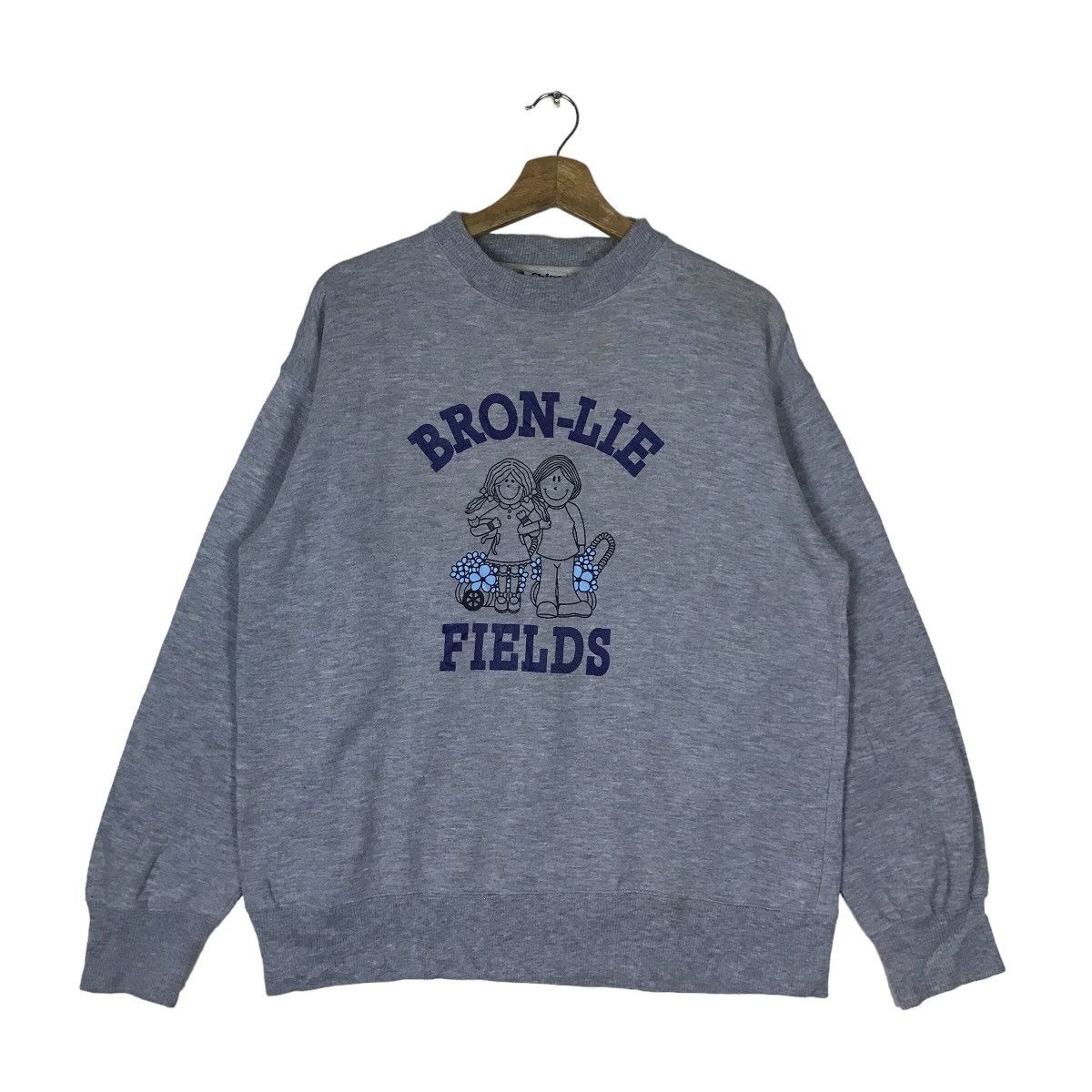 Vintage Vintage Third Wave Bron-Lie Friends Spell Out Pullover Size US M / EU 48-50 / 2 - 1 Thumbnail