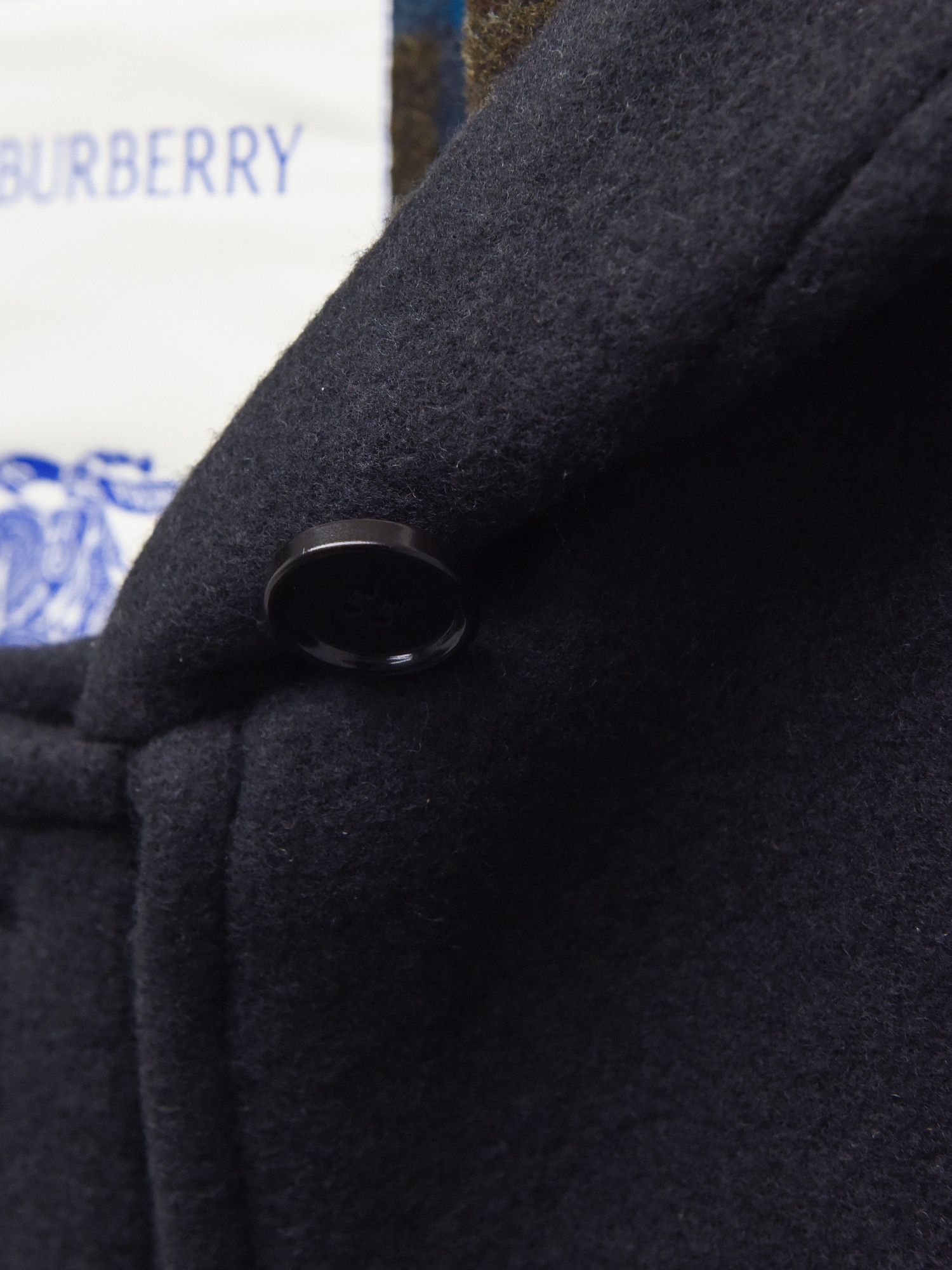 Burberry BURBERRY Mens Hooded Wool Duffle Coat Size US L / EU 52-54 / 3 - 6 Thumbnail