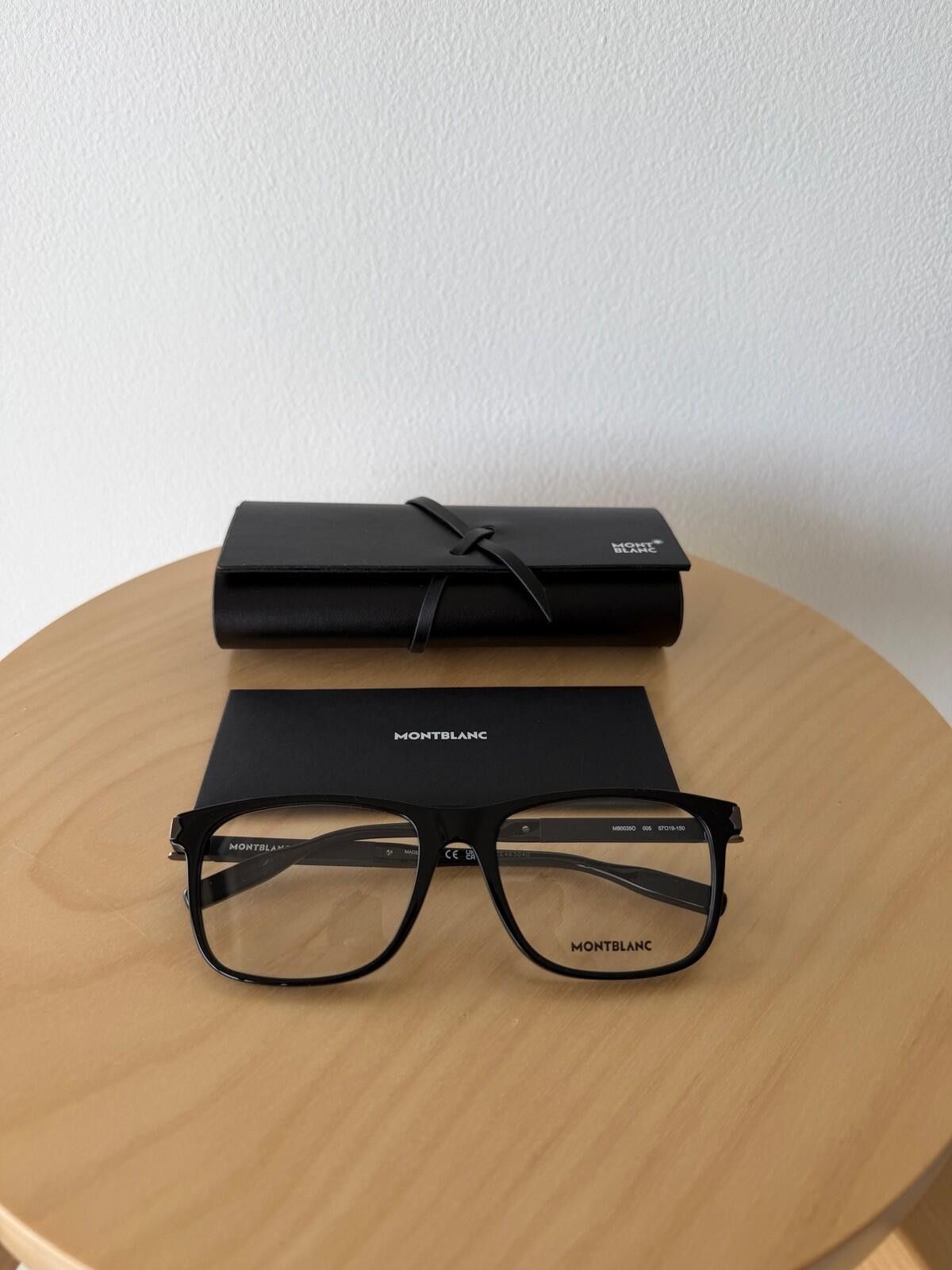 Montblanc New montblanc optical glasses frames eyeglasses MB0035O 005 Size ONE SIZE - 1 Thumbnail