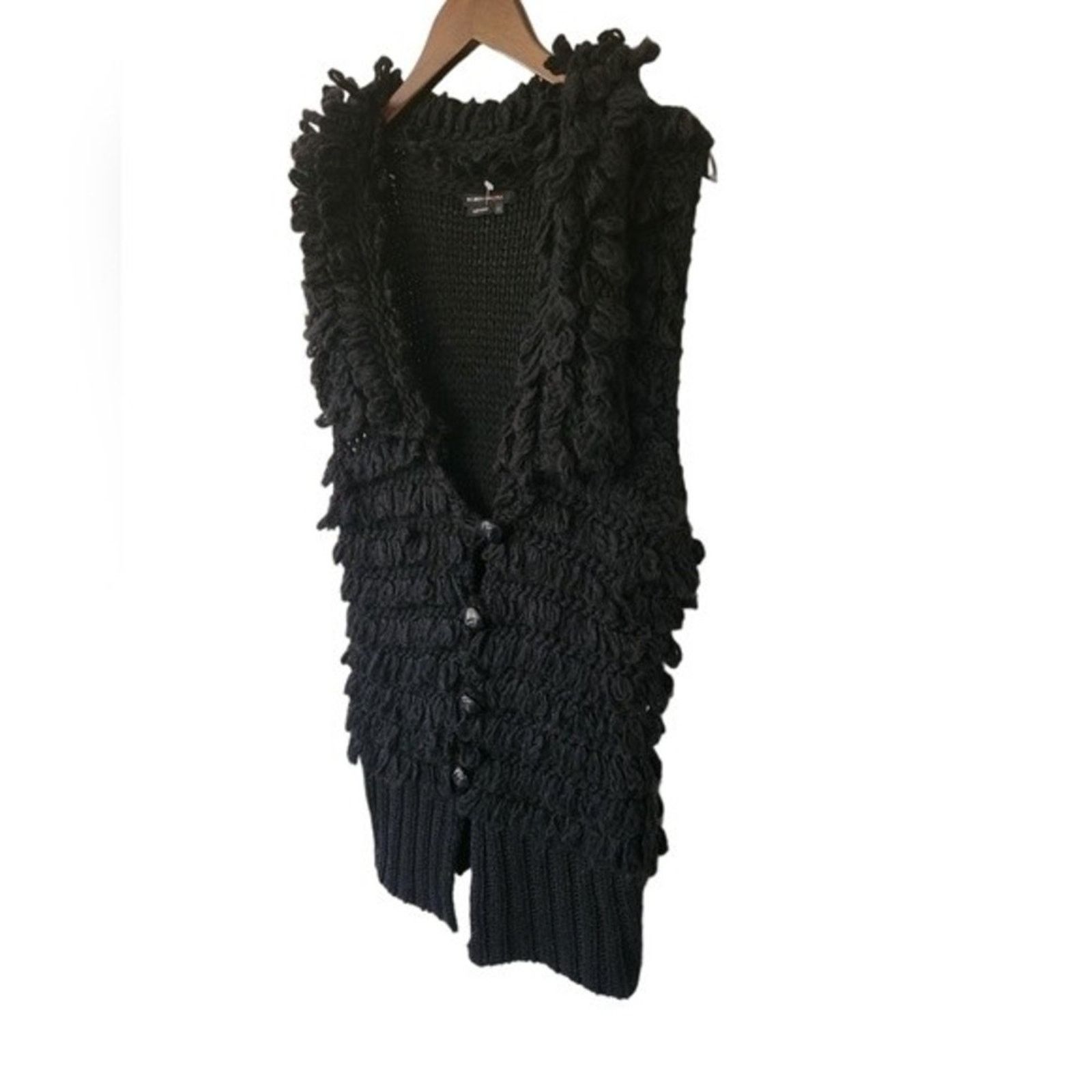 Bcbgmaxazria BcBg MaxAzria Fuzzy Sweater Vest Medium Size M / US 6-8 / IT 42-44 - 3 Thumbnail