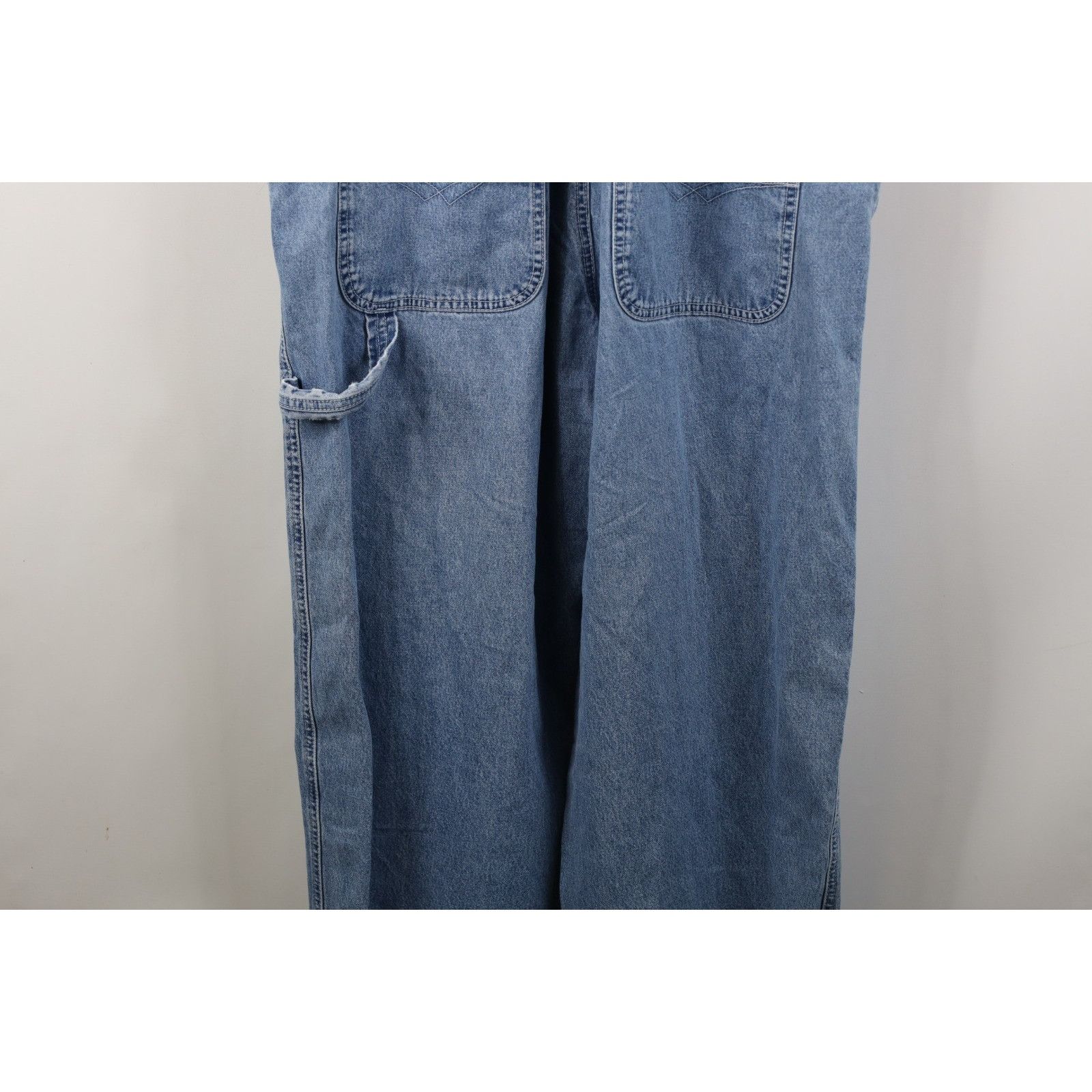 Vintage Vintage 90s Y2K Streetwear Faded Babydoll Wide Leg Overalls Size 28" / US 6 / IT 42 - 19 Thumbnail