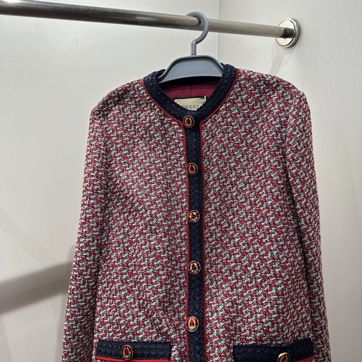 Gucci Gucci mar602 tweed single-breasted jacket size 36 Size XS / US 0-2 / IT 36-38 - 7 Thumbnail