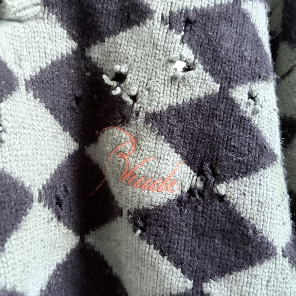 Rhude Rhude x McLaren Flag Checkered Sample Polo Sweater Size US M / EU 48-50 / 2 - 3 Thumbnail