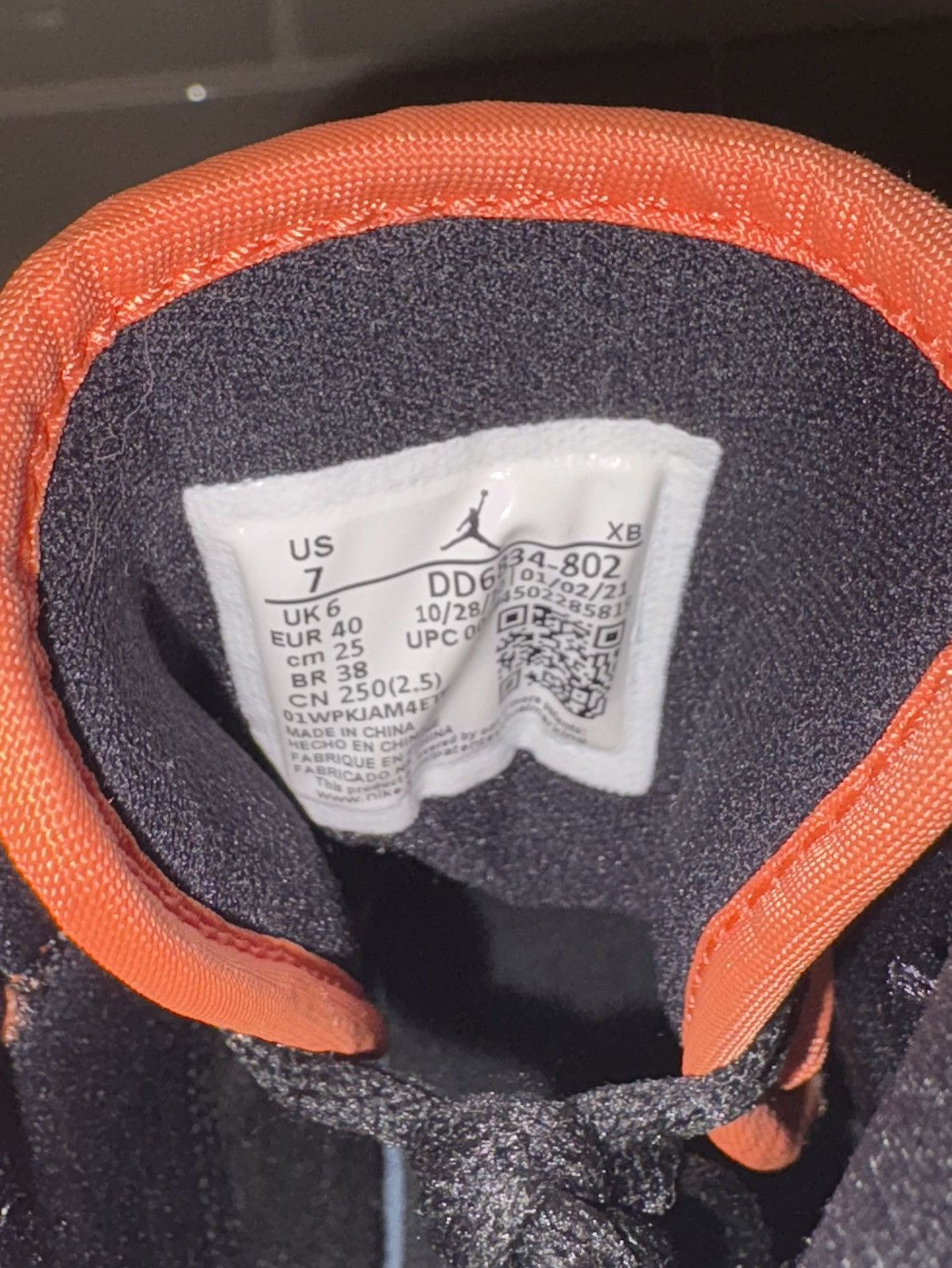 Jordan Brand Air Jordan 1 Mid SE Turf Orange Size US 7 / EU 40 - 6 Thumbnail