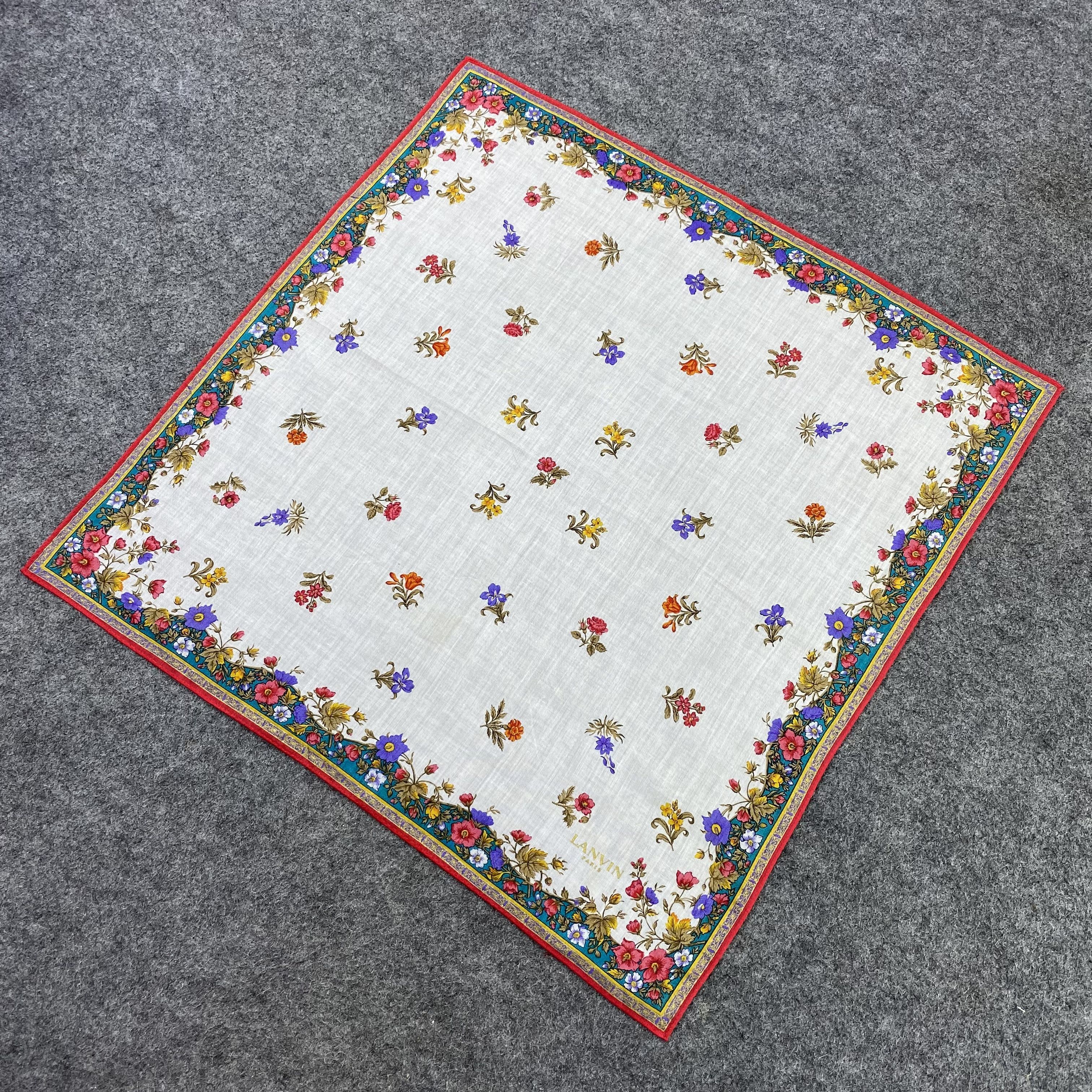Lanvin Lanvin Handkerchief Neckerchief Bandana-B1638 Size ONE SIZE - 4 Thumbnail