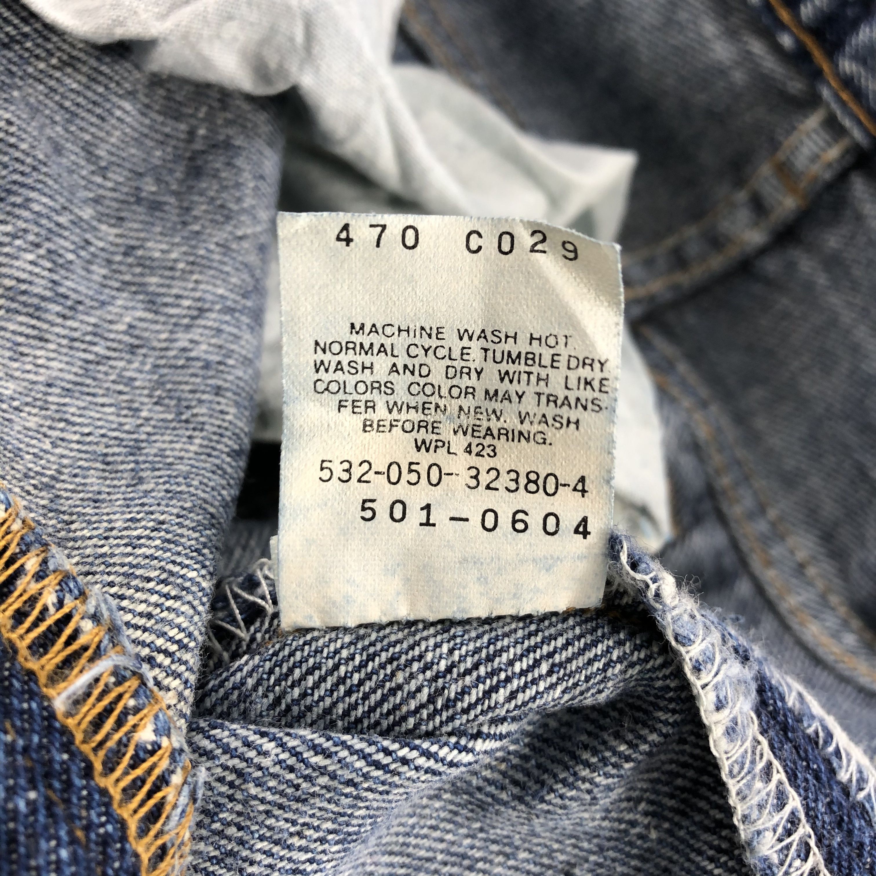 Levi's Vintage 90s Levis 501 Jeans-JM2215 Size US 31 - 12 Thumbnail